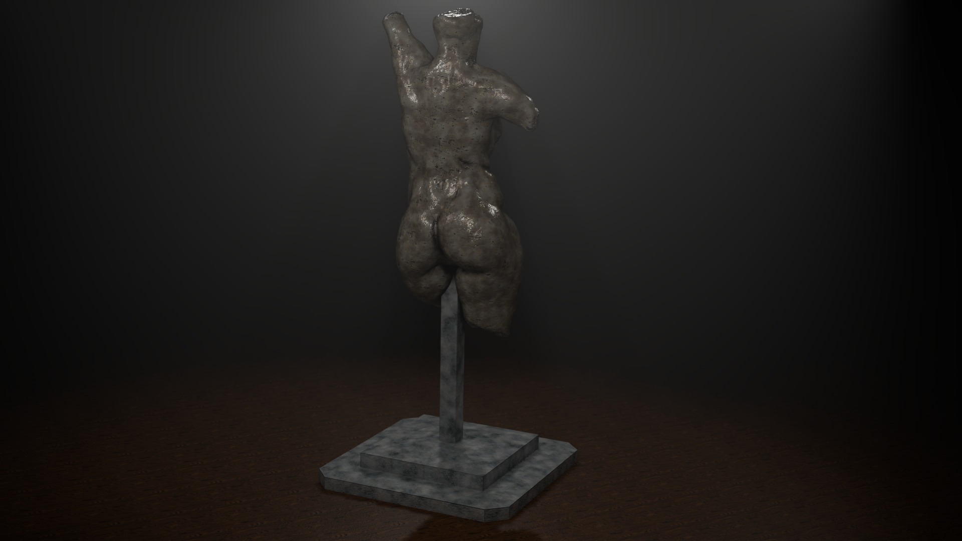Woman Sculpt 3D print model_4