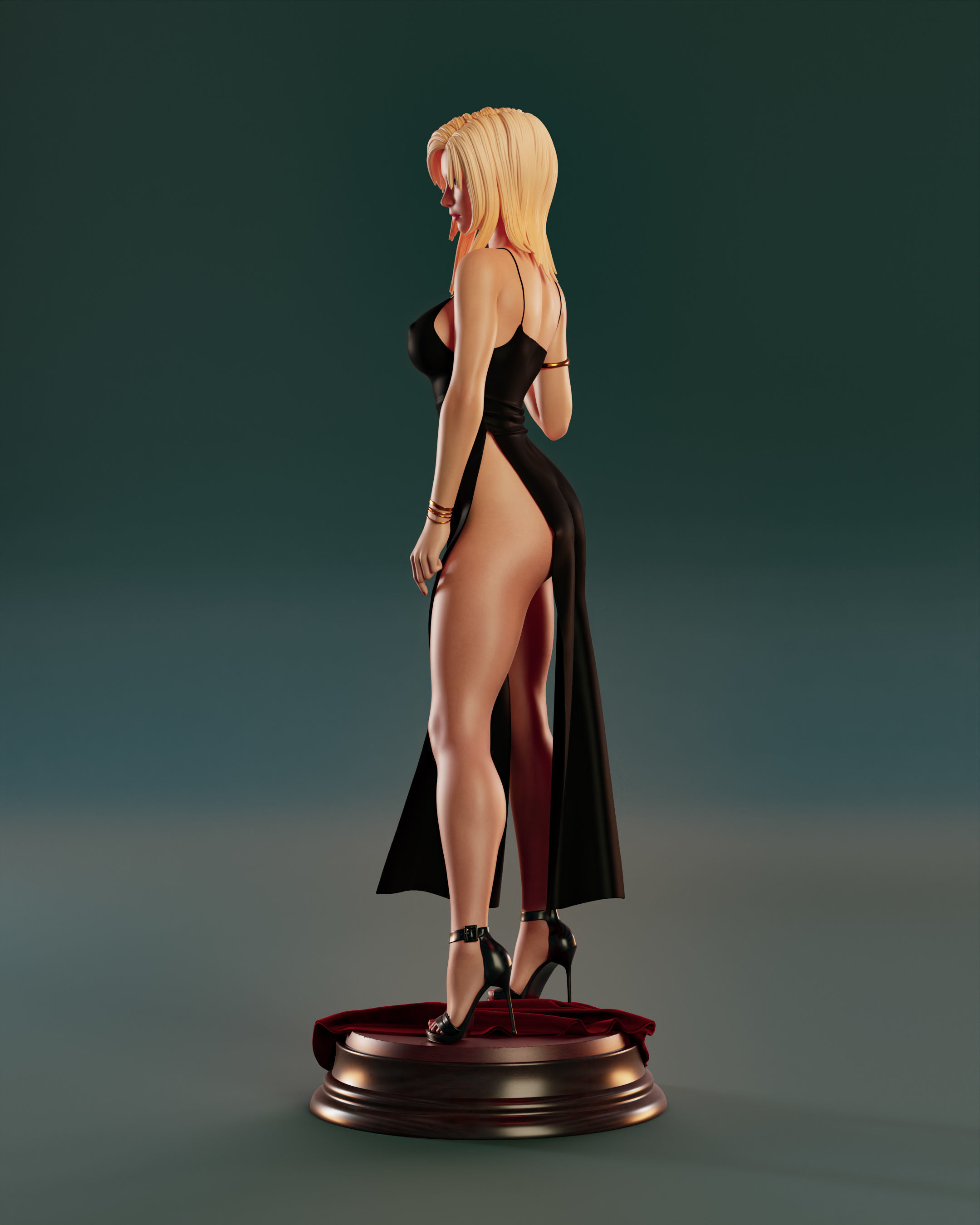Aya Brea 3D print model_3