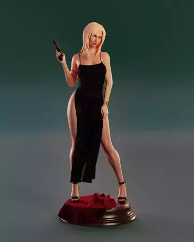 Aya Brea 3D print model