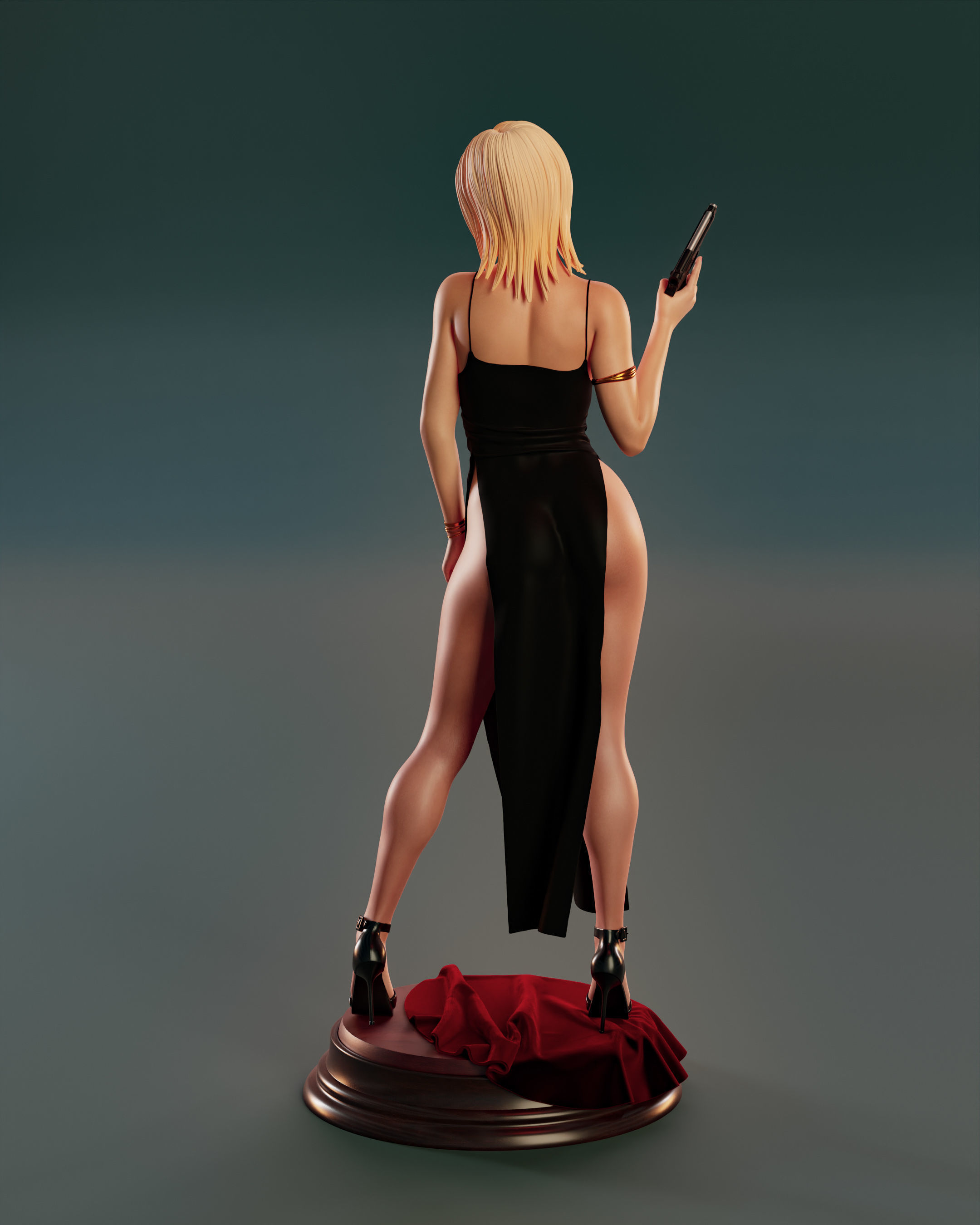 Aya Brea 3D print model_5