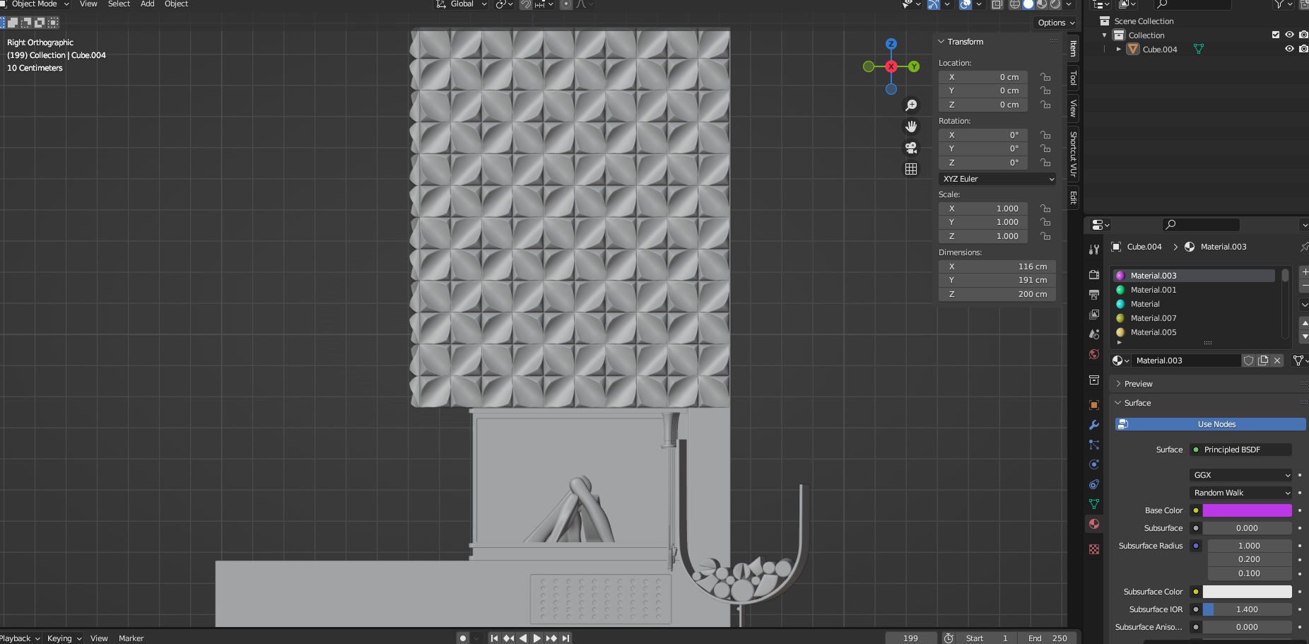 fire plase 01 3D model_4