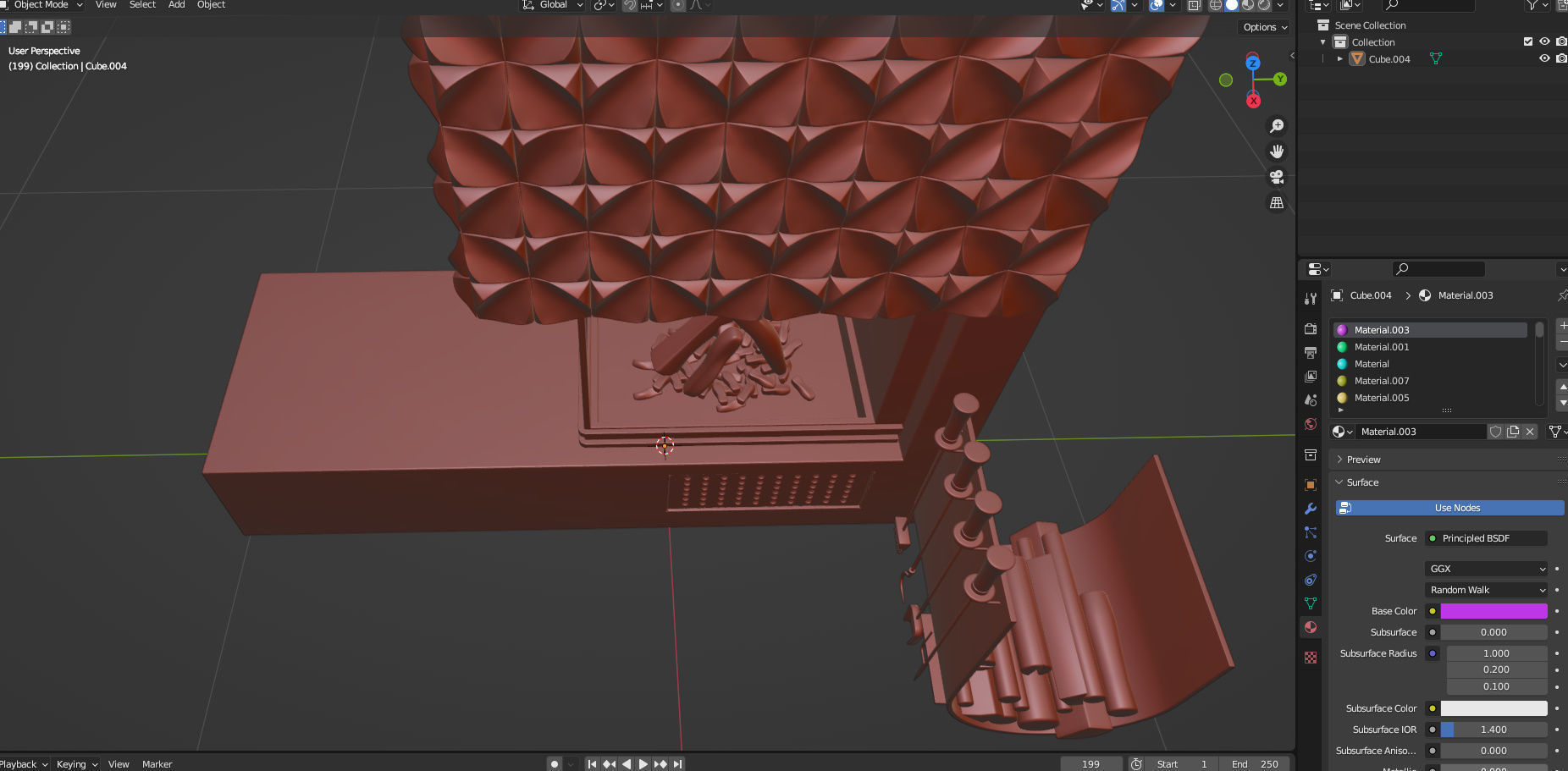 fire plase 01 3D model_10