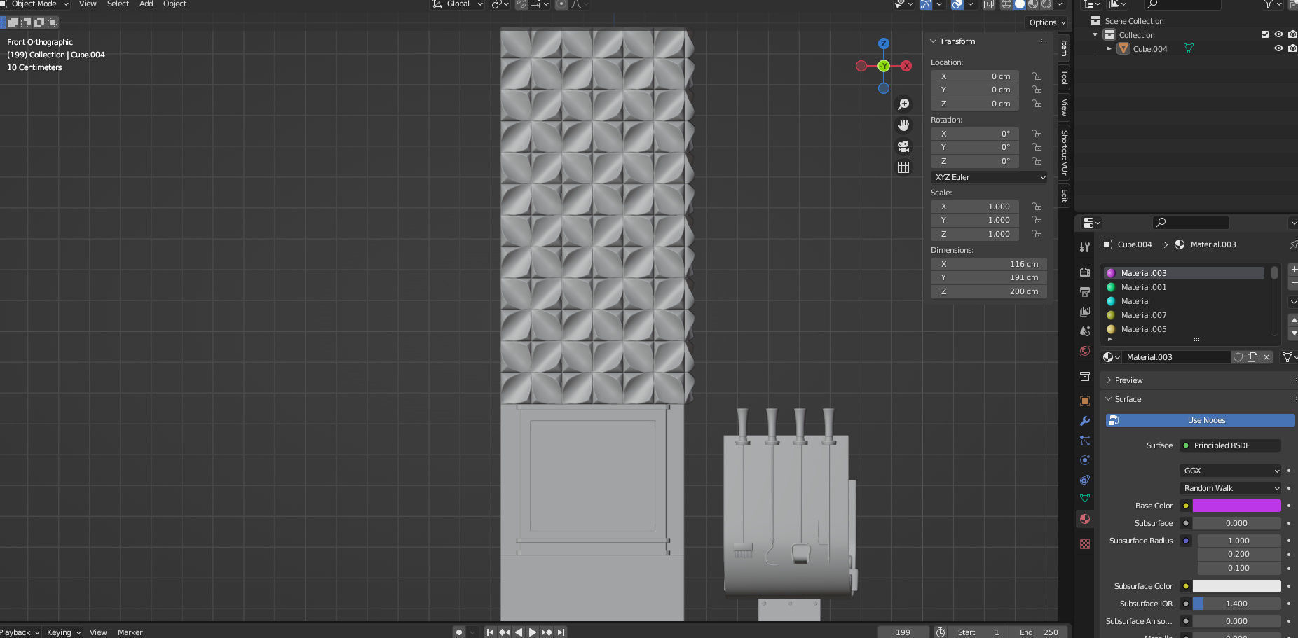fire plase 01 3D model_5