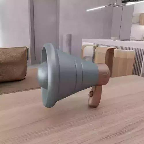 Megaphone Speaker Decor 3D print model