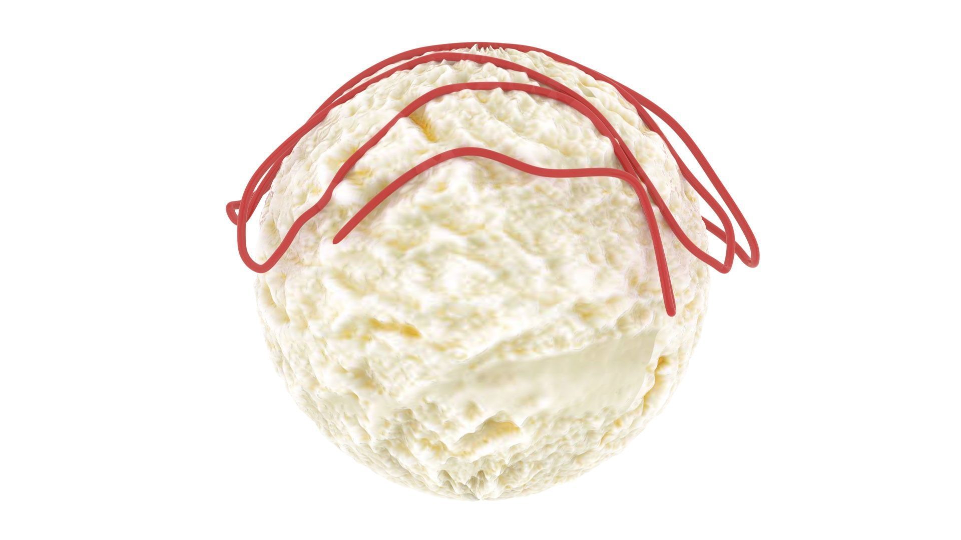 Ice Creams With Syrups 3D model_15