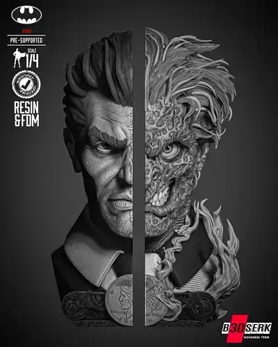 B3DSERK Two Face Book Holder 