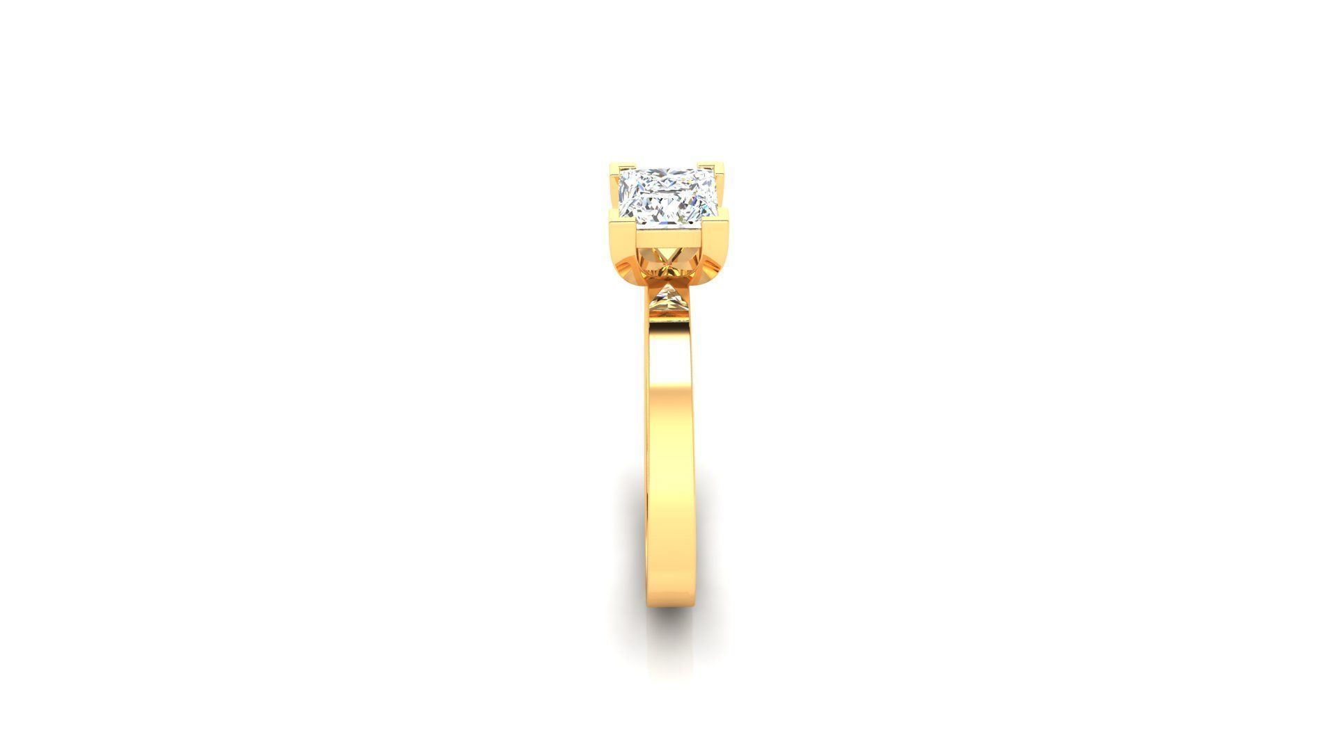 Ring M175 The luxury female ring with gems wedding 3D print model_3