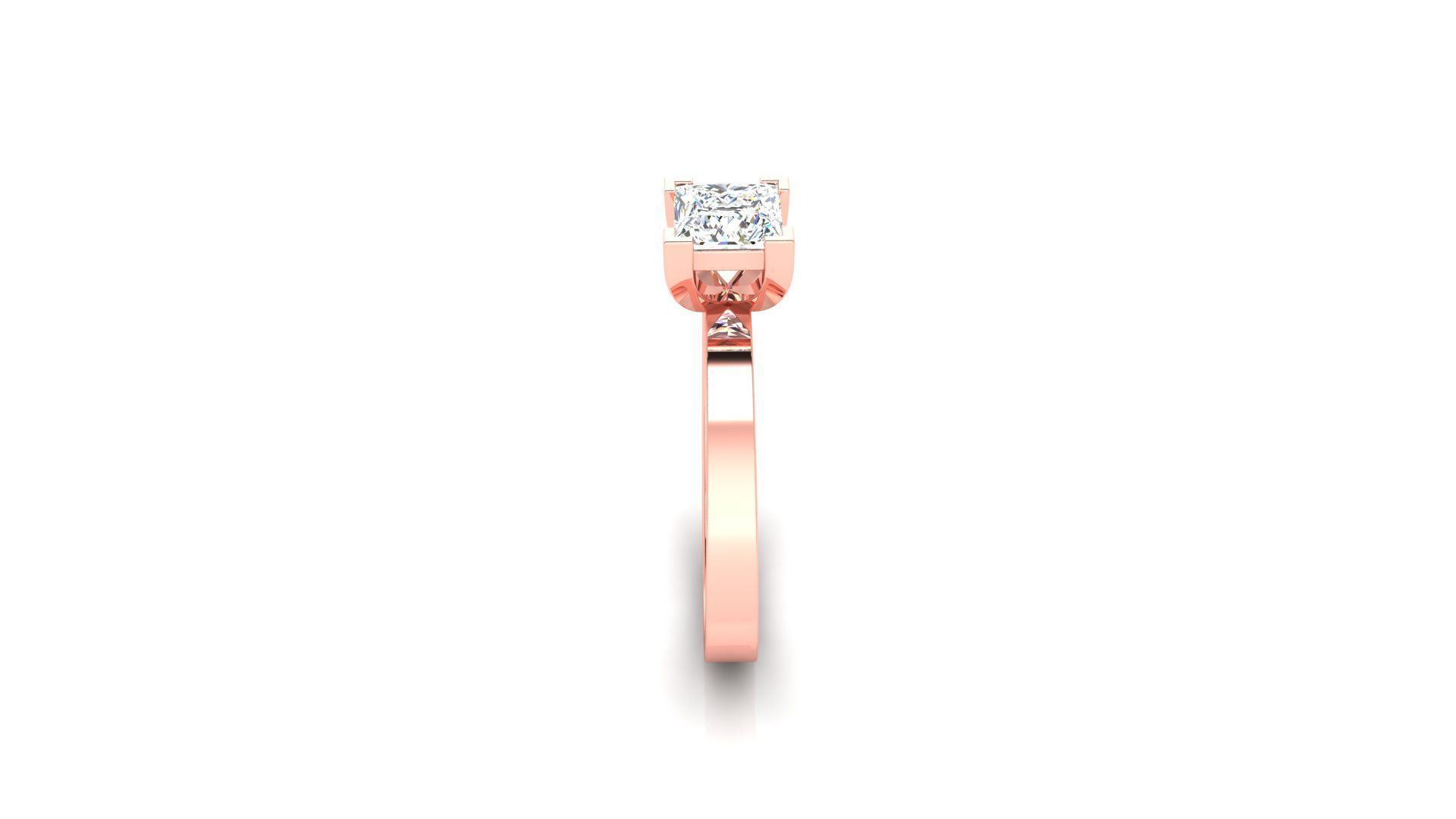 Ring M175 The luxury female ring with gems wedding 3D print model_36