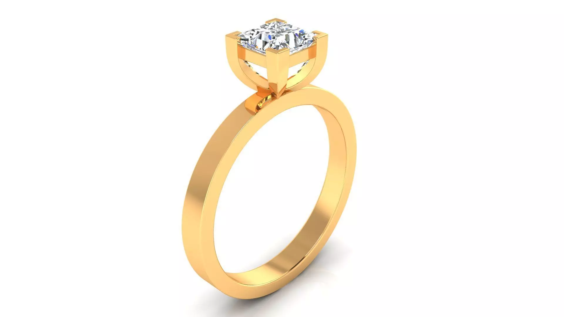 Ring M175 The luxury female ring with gems wedding 3D print model_0