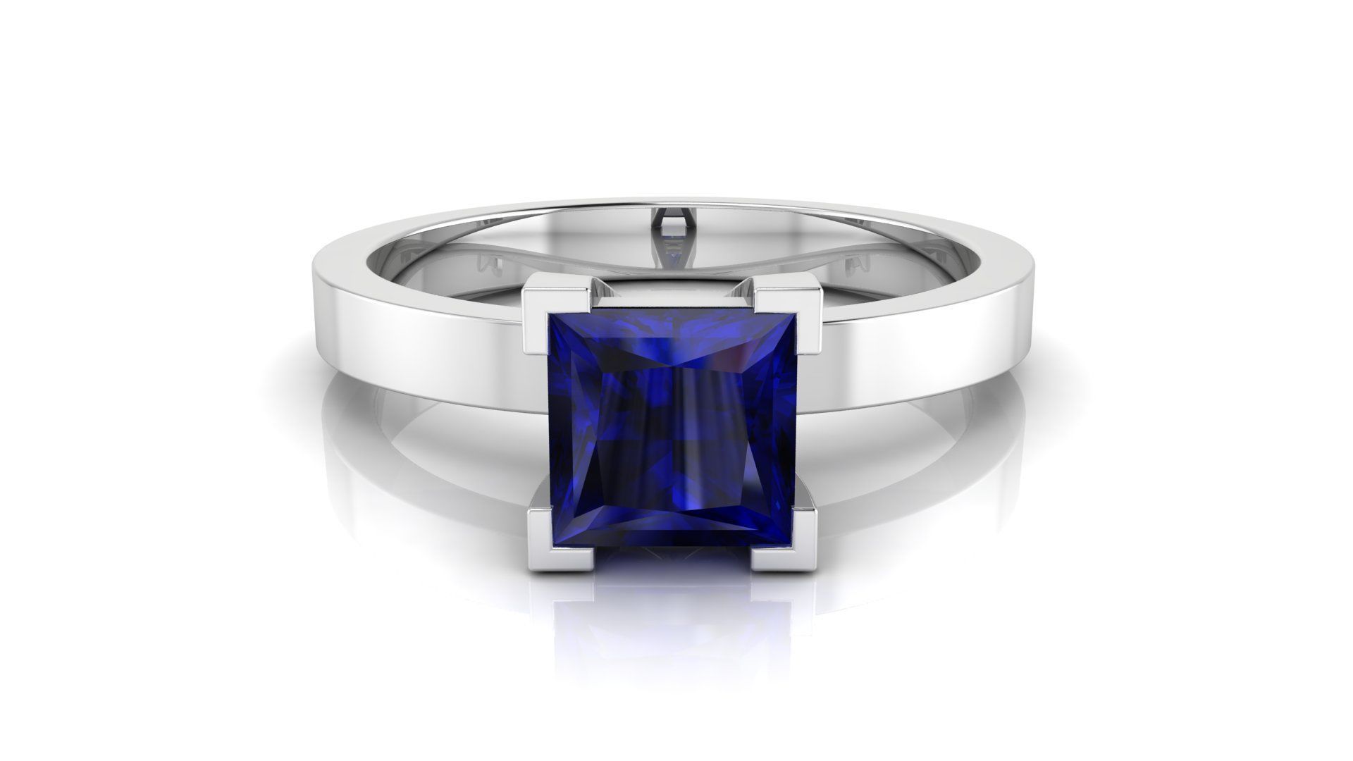 Ring M175 The luxury female ring with gems wedding 3D print model_26