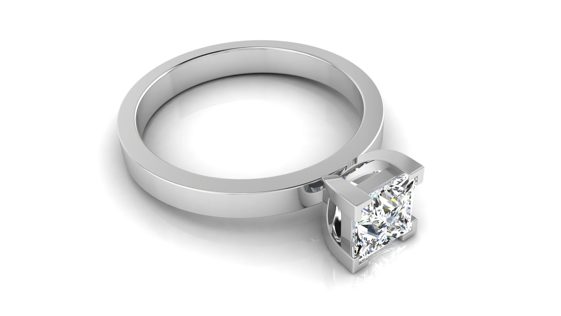 Ring M175 The luxury female ring with gems wedding 3D print model_32