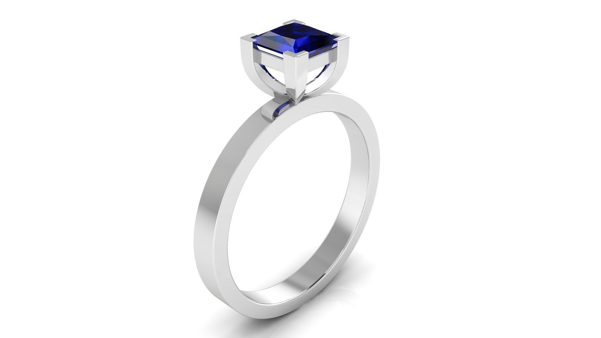 Ring M175 The luxury female ring with gems wedding 3D print model_21