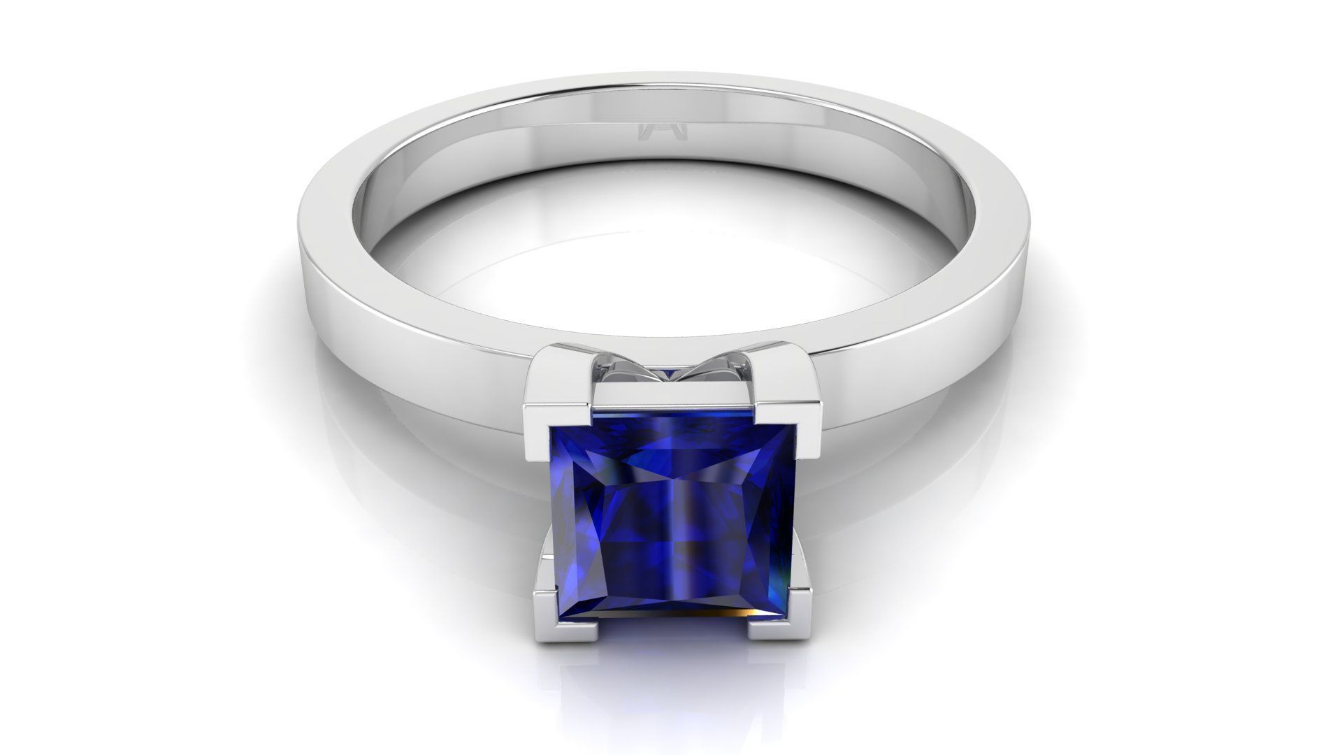 Ring M175 The luxury female ring with gems wedding 3D print model_25