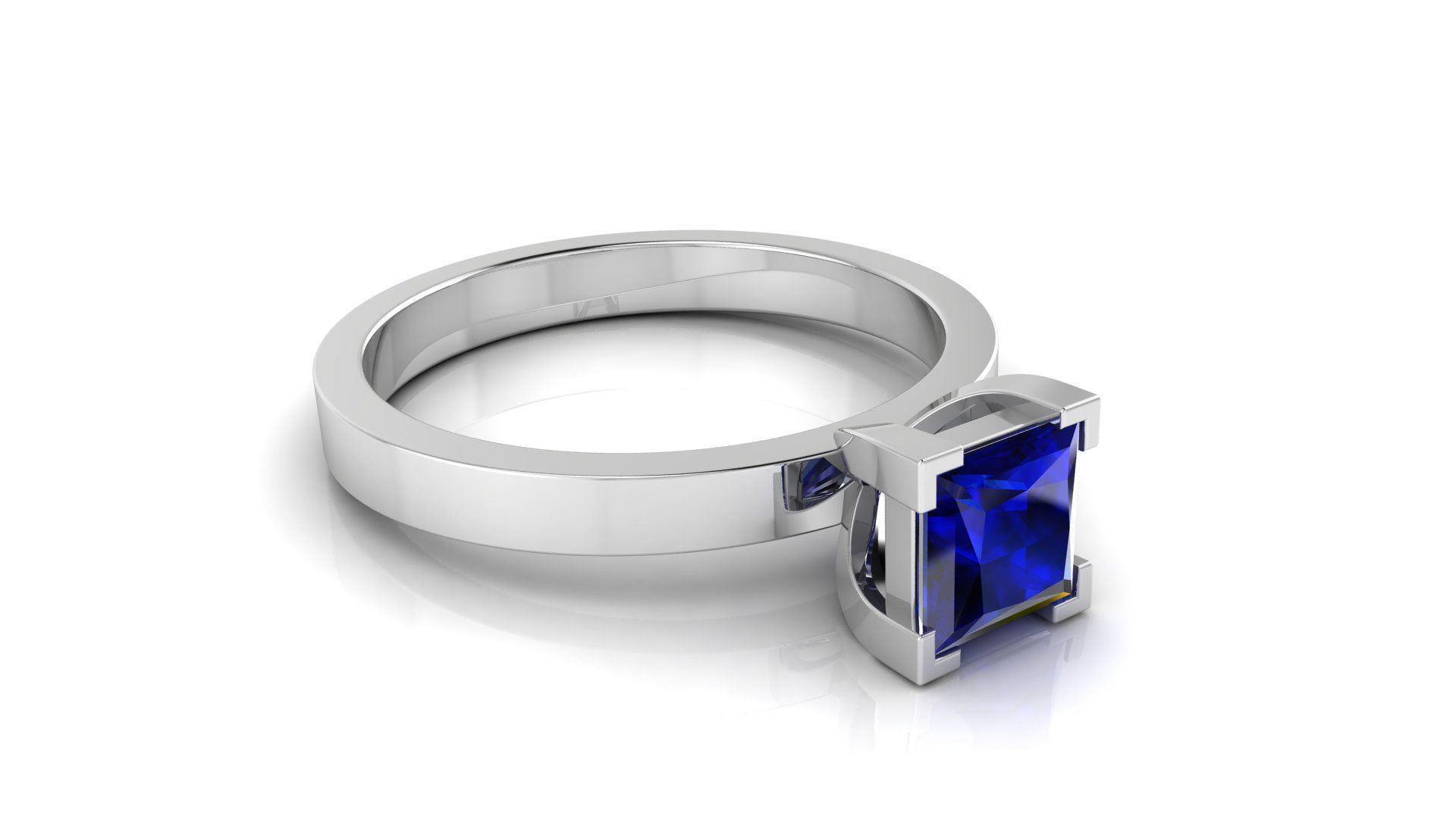 Ring M175 The luxury female ring with gems wedding 3D print model_24