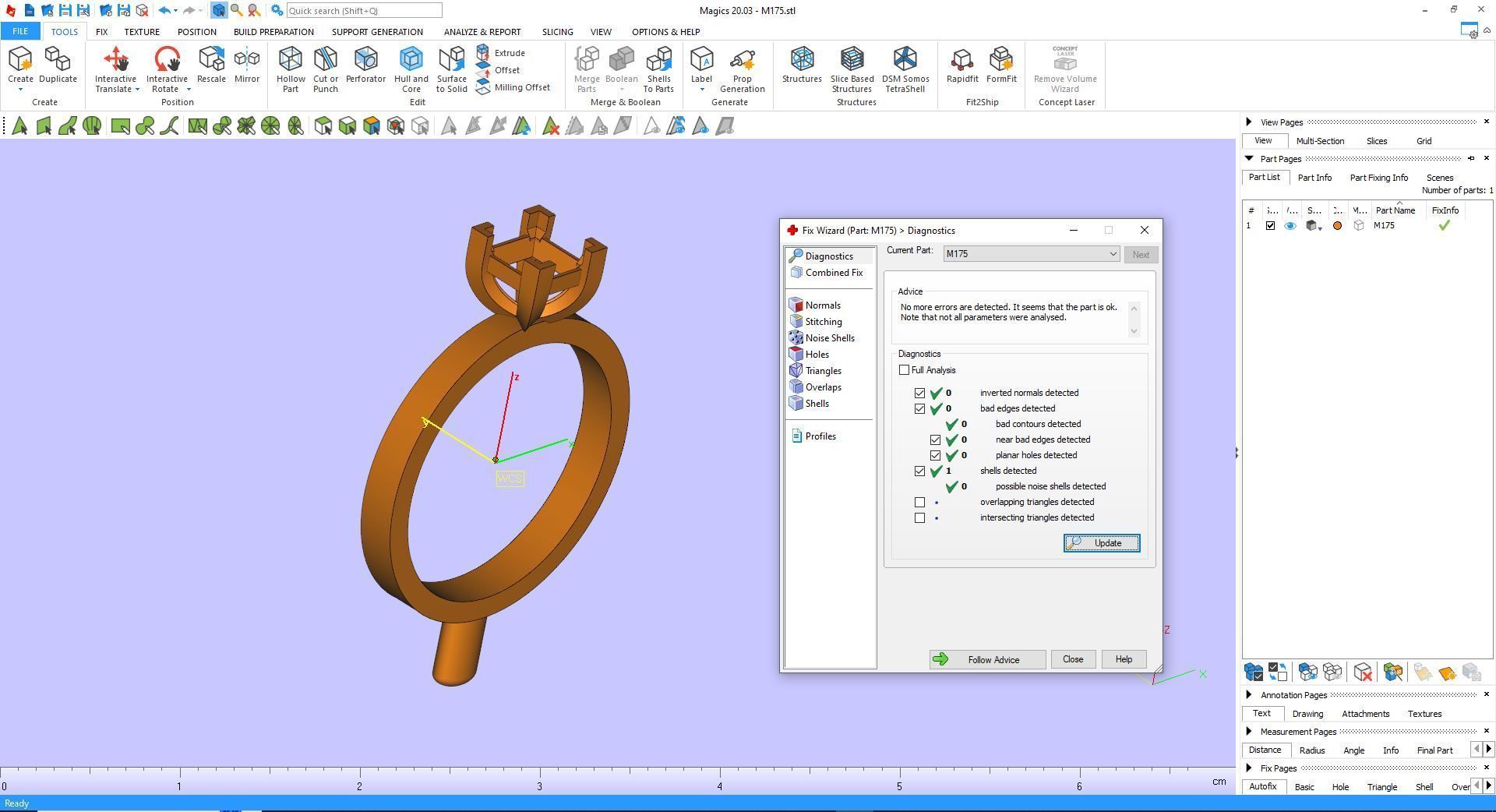 Ring M175 The luxury female ring with gems wedding 3D print model_17