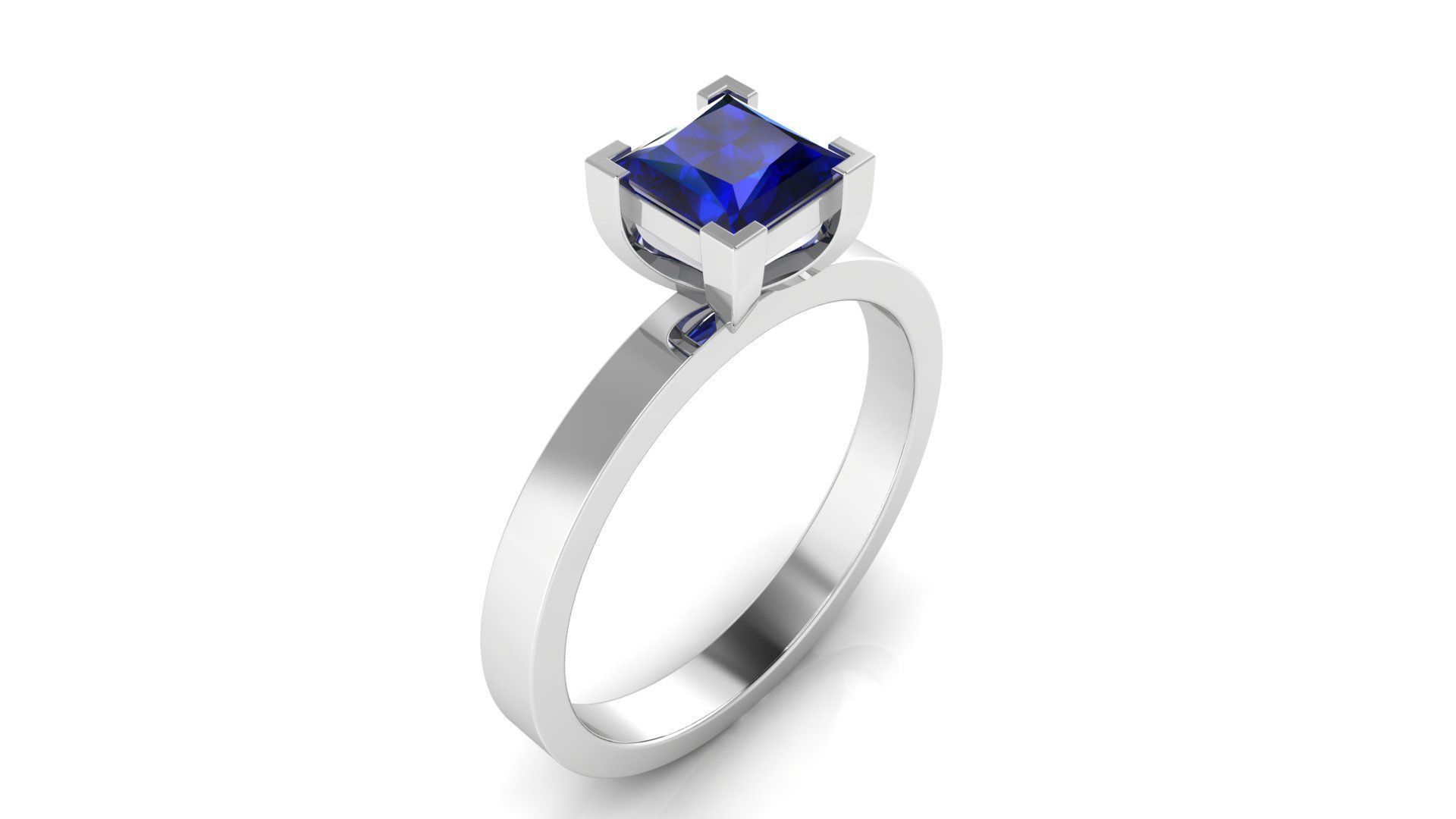 Ring M175 The luxury female ring with gems wedding 3D print model_19