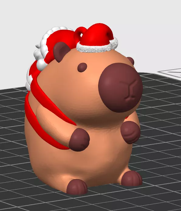 Capybara Christmas Special 3D print model_0