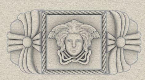 Medusa Face Ring Texture 3D print model_8