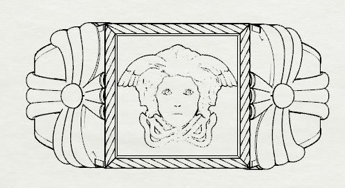 Medusa Face Ring Texture 3D print model_9