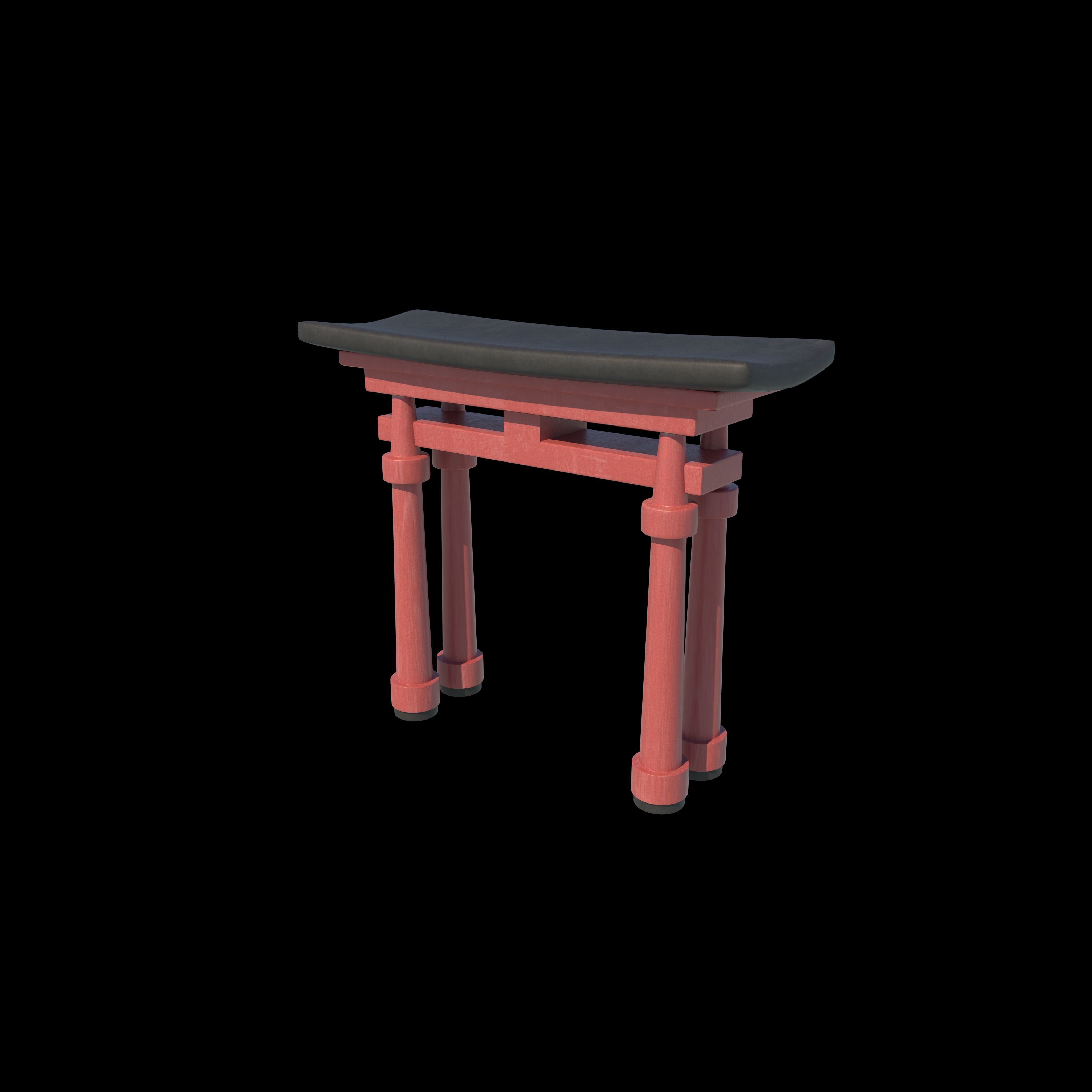 Torii Gate 3D model_3