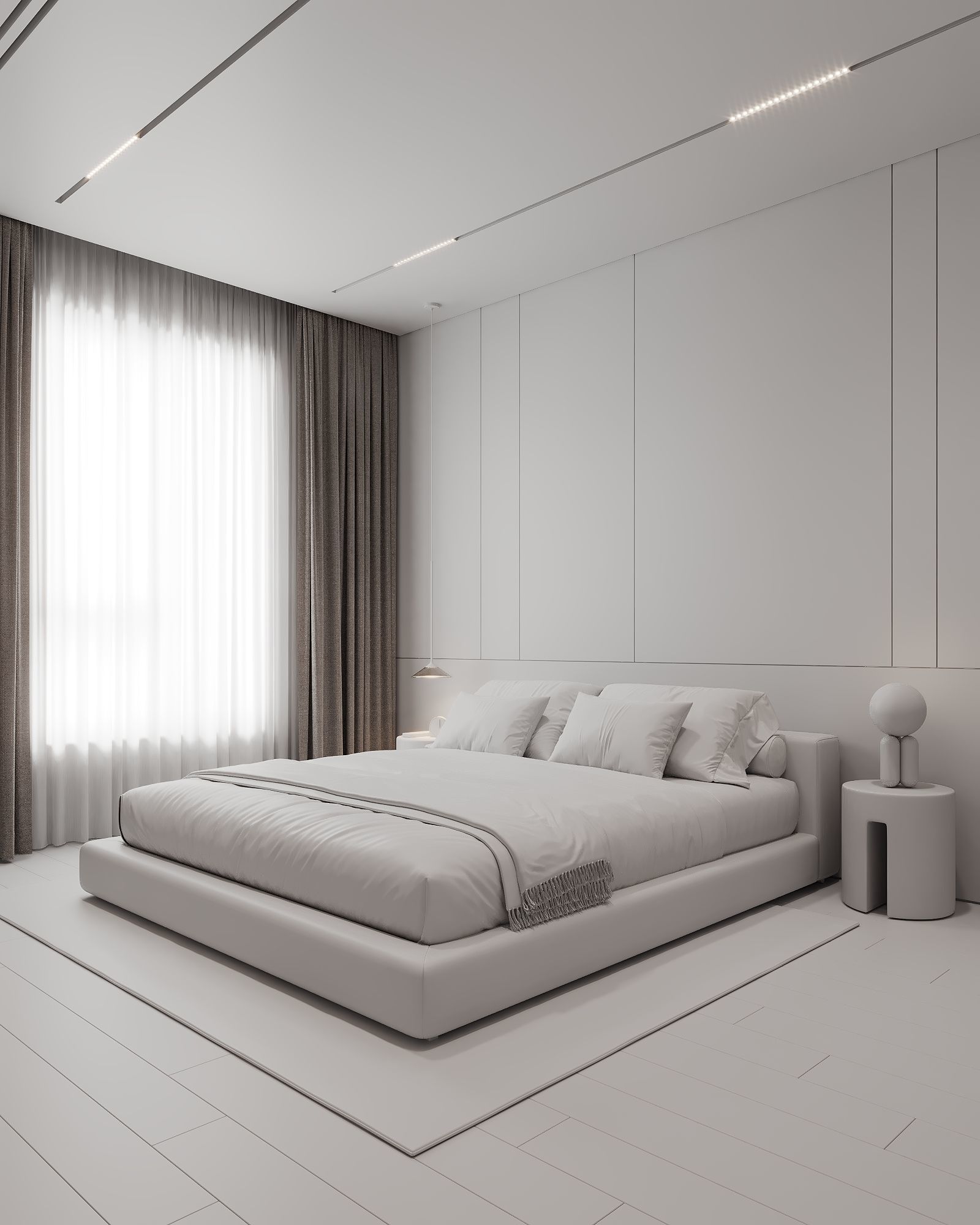 AR-24041 Bonyad House - Bedroom 3D Scene 3D model_16