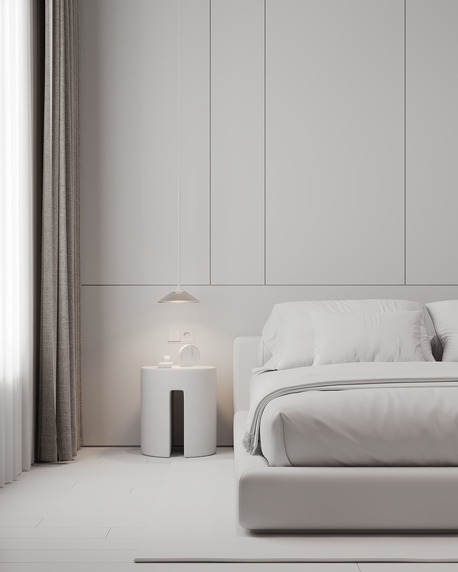 AR-24041 Bonyad House - Bedroom 3D Scene 3D model_14