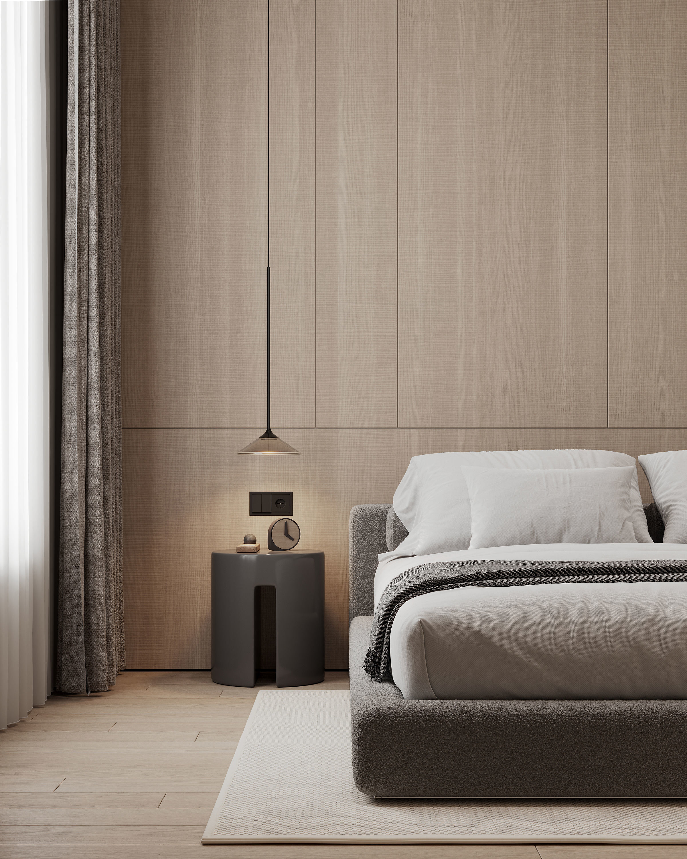 AR-24041 Bonyad House - Bedroom 3D Scene 3D model_6