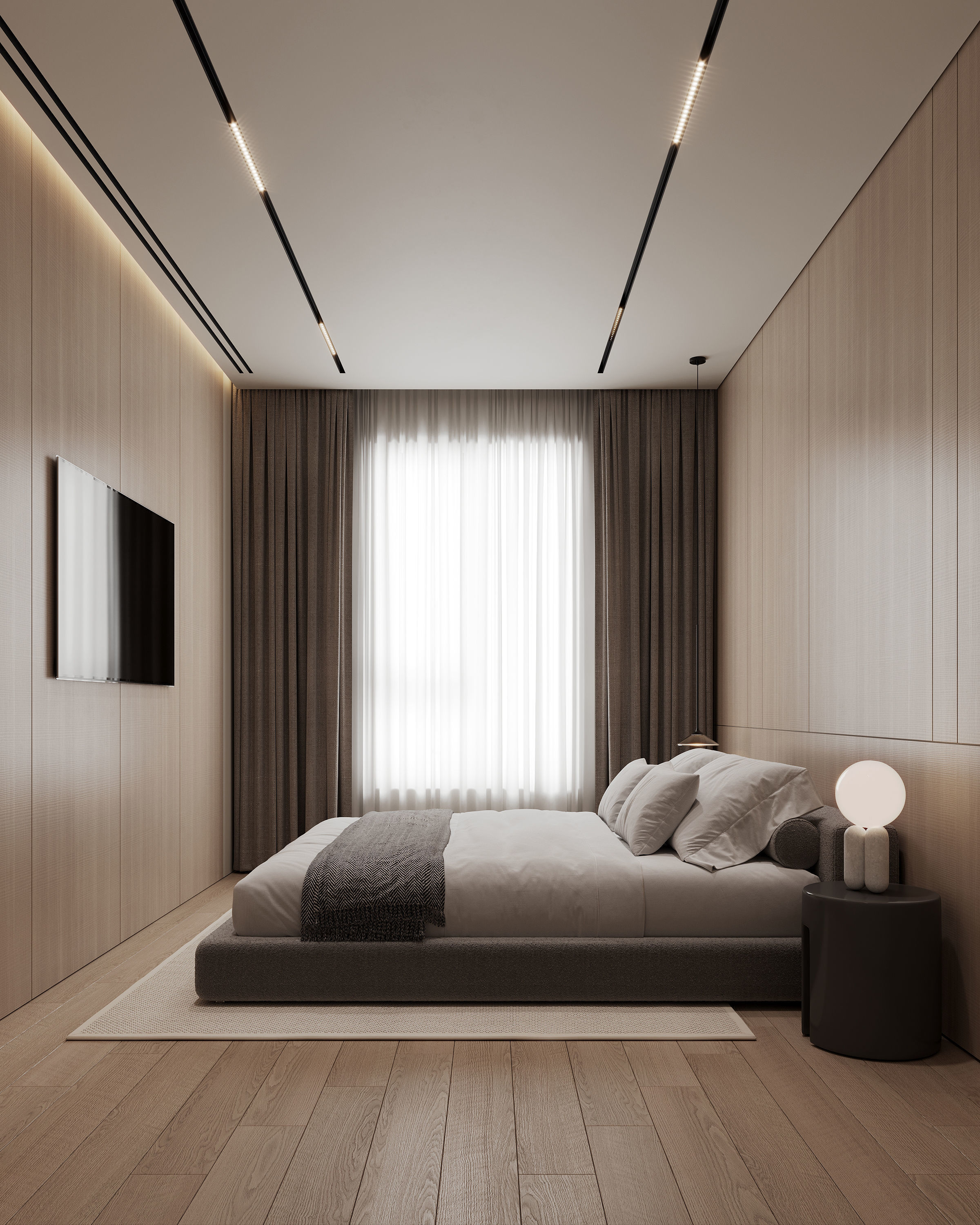 AR-24041 Bonyad House - Bedroom 3D Scene 3D model_4