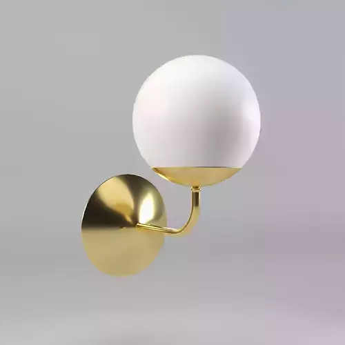 Globe Glass Indoor Wall Light