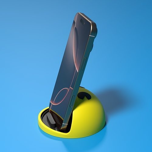 Fan Art Pac Man phone stand and speaker - 3mf available 3D print model