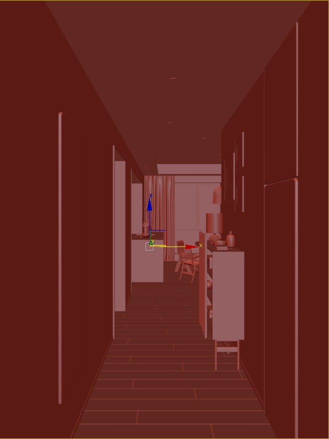 The living room restaurant 3D model_5