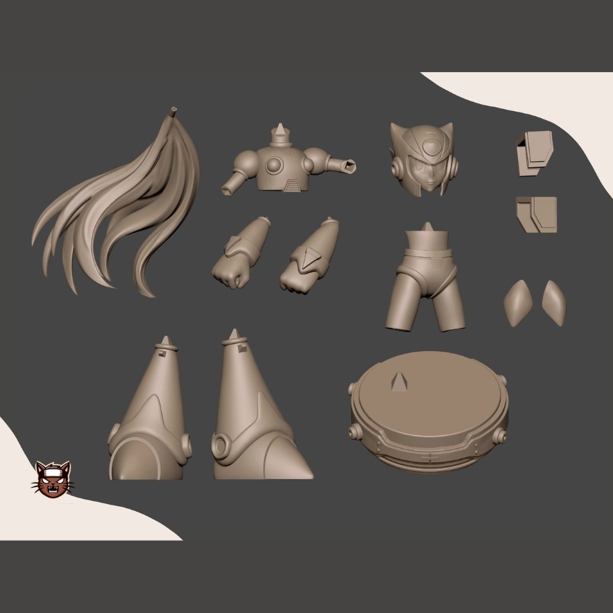 ZERO FROM MEGAMAN 3D print model_2
