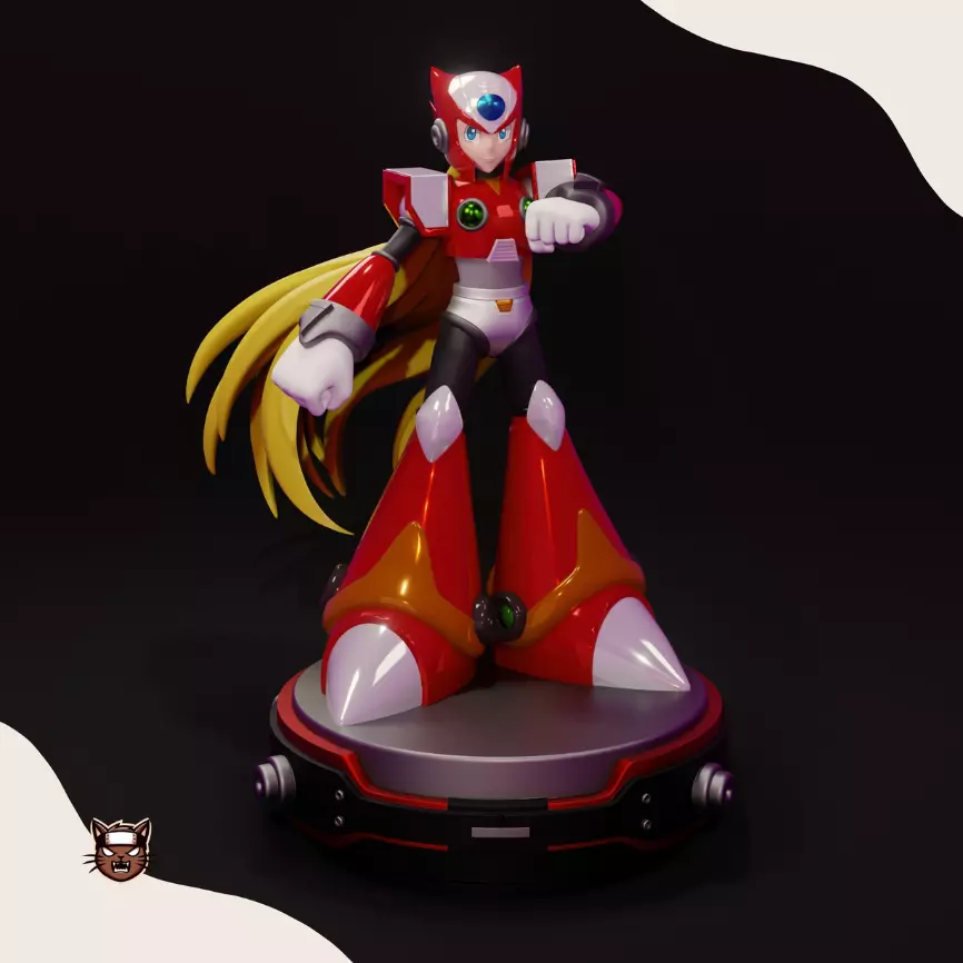 ZERO FROM MEGAMAN 3D print model_0