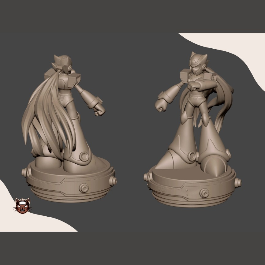 ZERO FROM MEGAMAN 3D print model_3