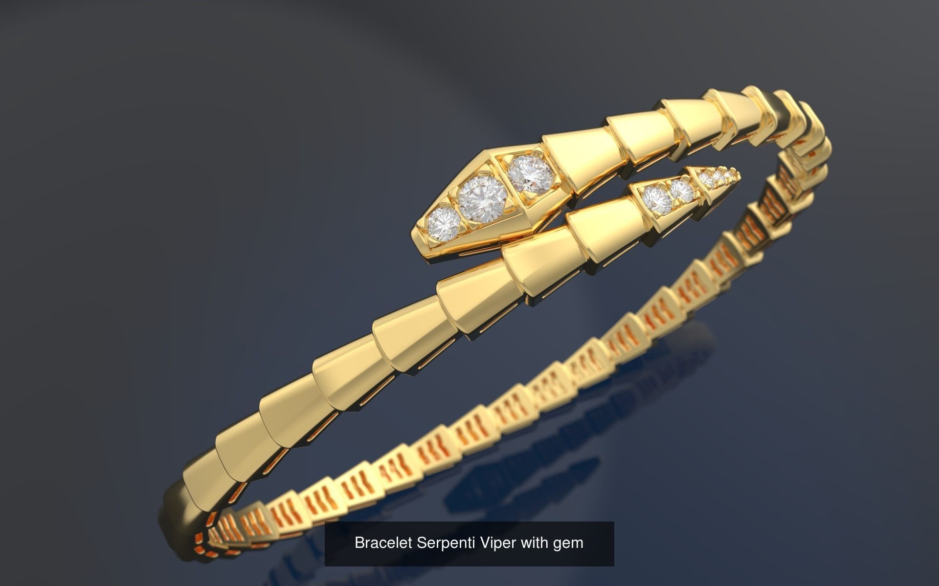 Set Bvlgari Serpenti Viper  3D Model Collection_2