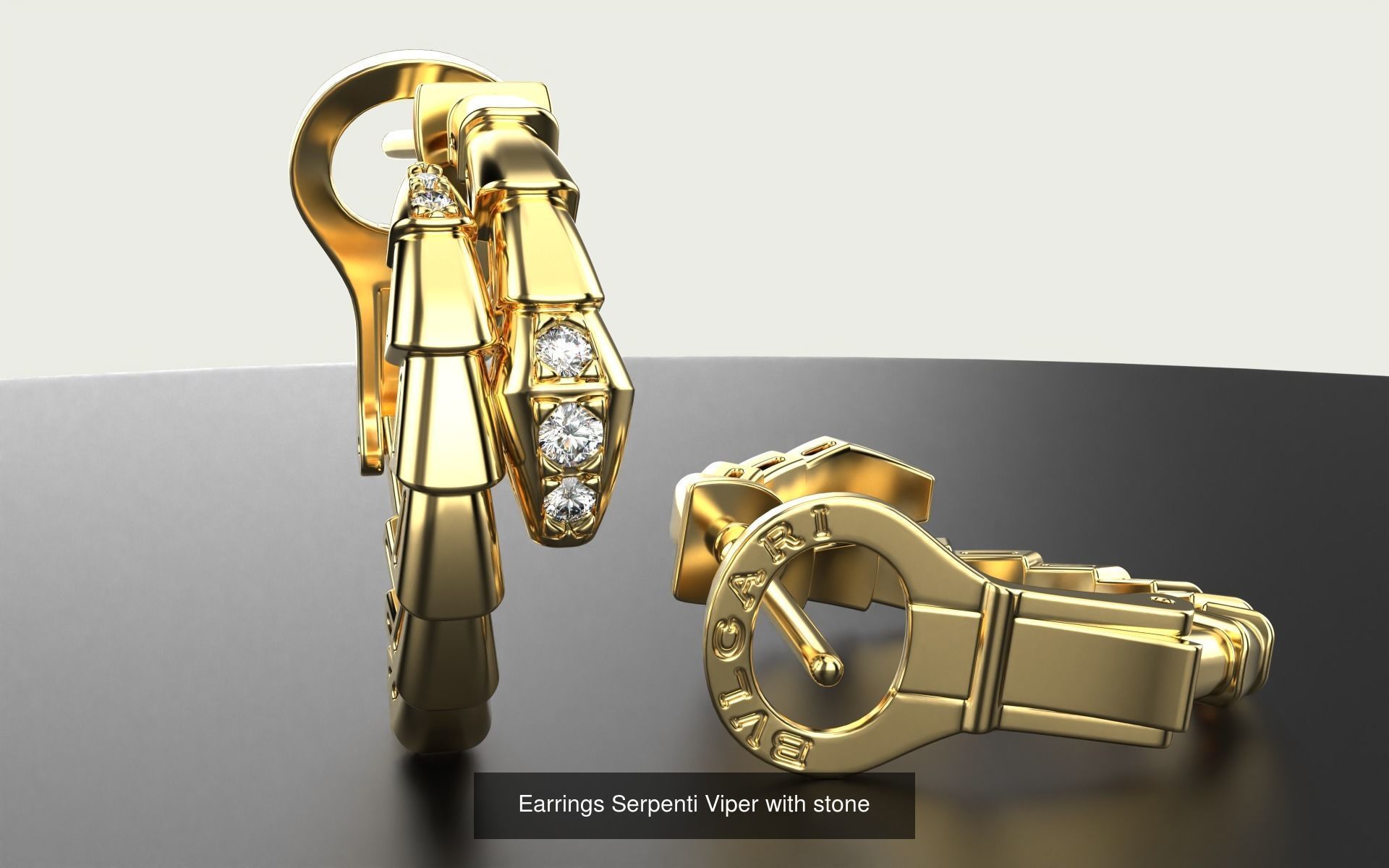 Set Bvlgari Serpenti Viper  3D Model Collection_4
