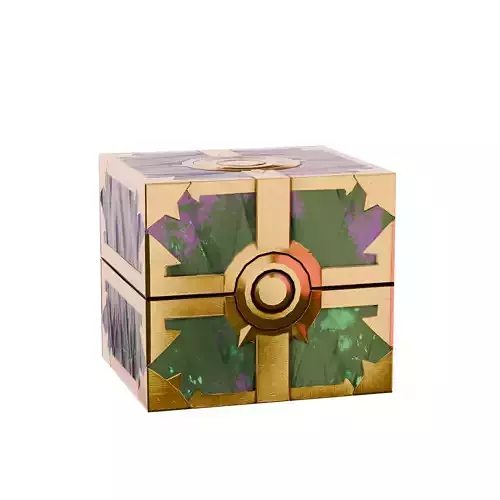 Low Poly Stylized Box Game ready