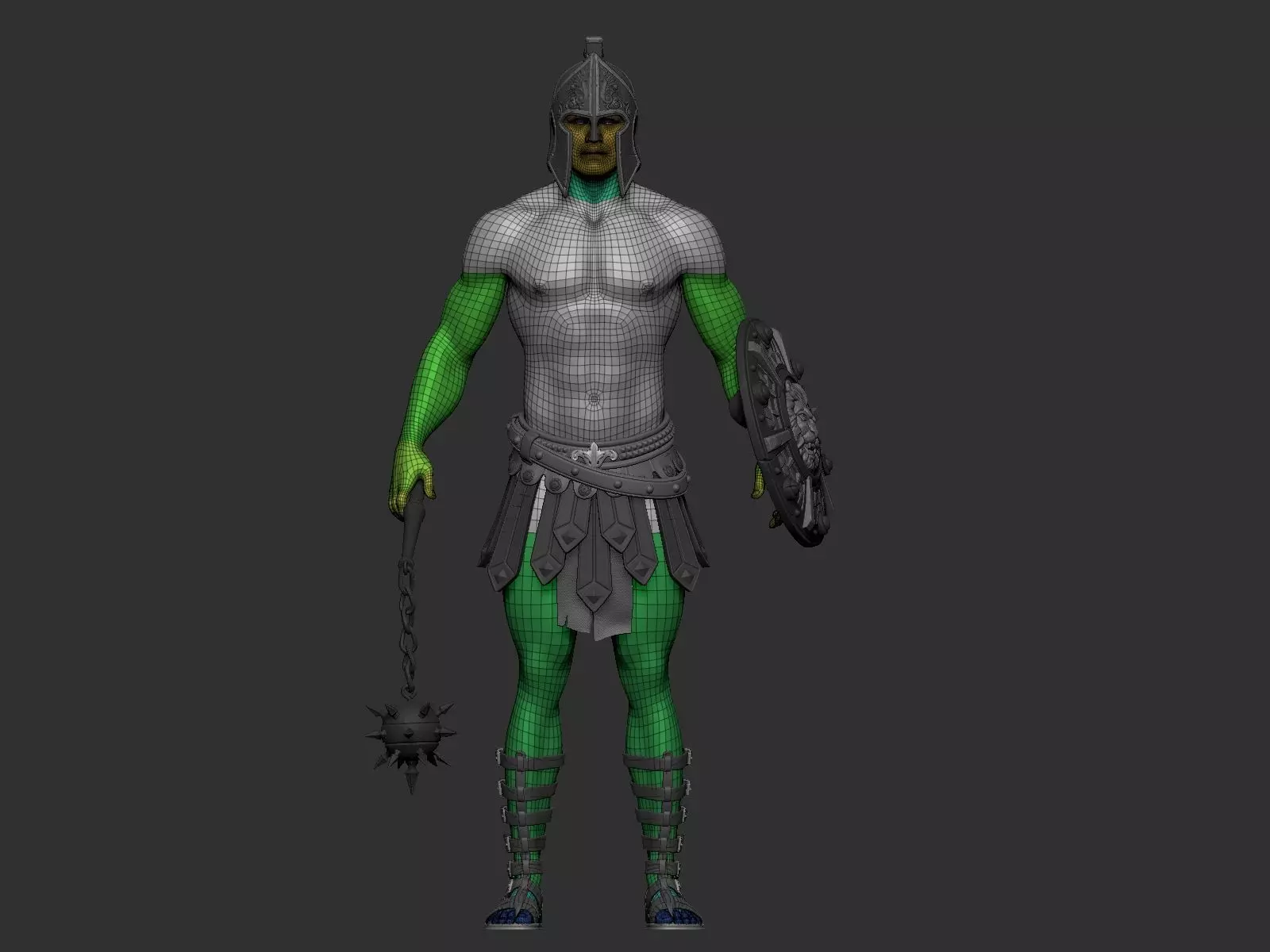 3DGladiator Low-poly 3D model