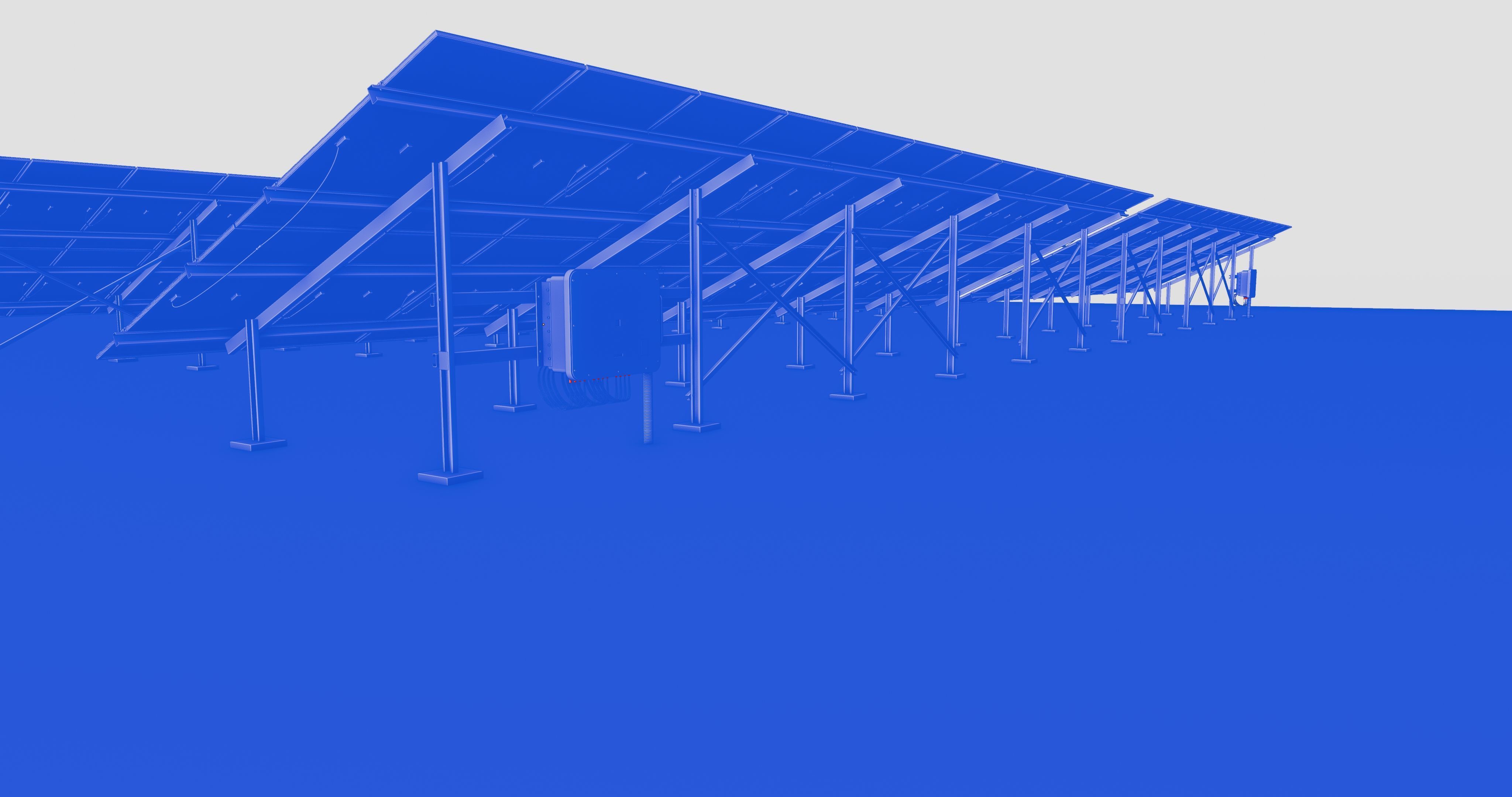 5 in 1 Solar Energy Structures 3D model_40