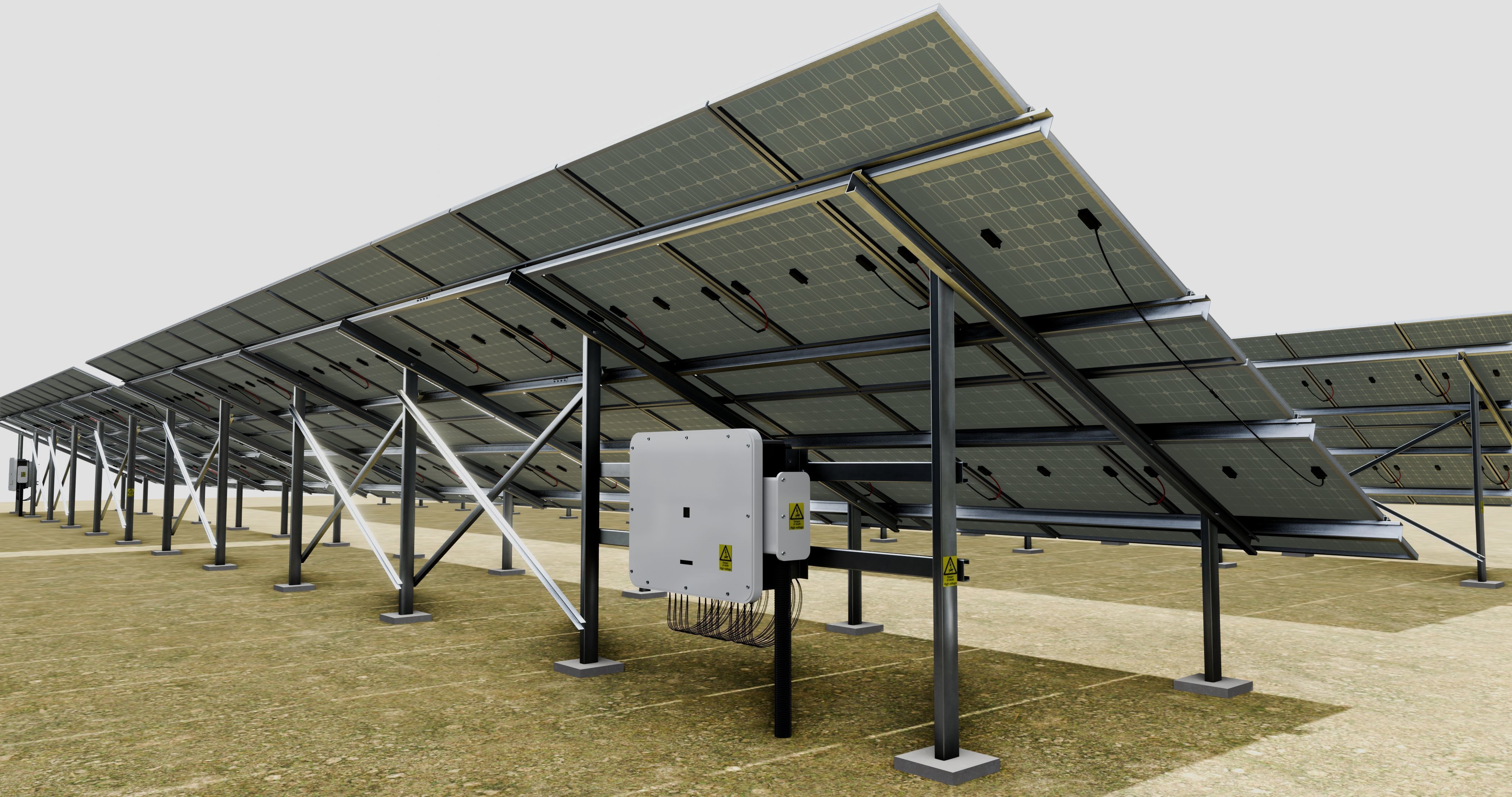 5 in 1 Solar Energy Structures 3D model_12