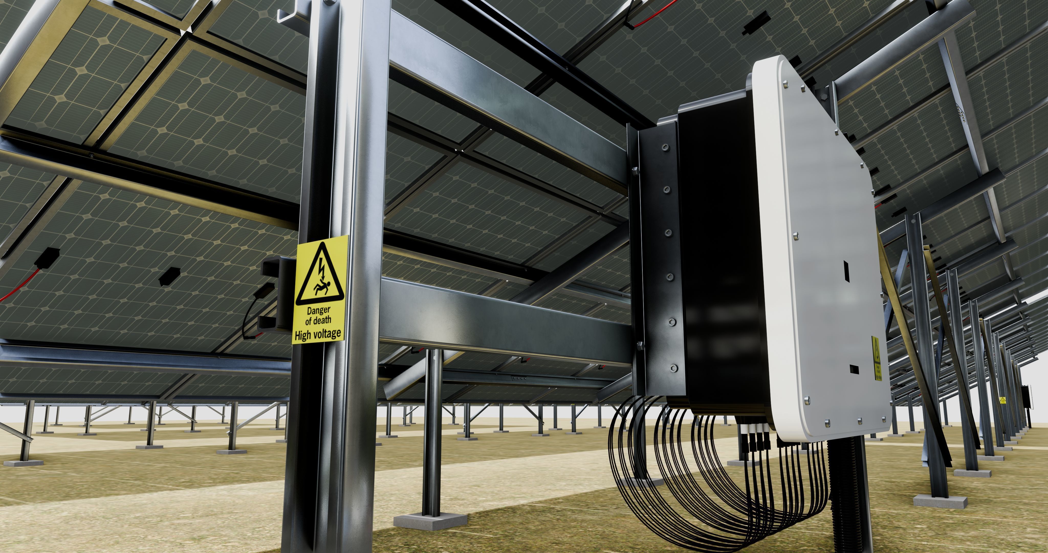 5 in 1 Solar Energy Structures 3D model_17