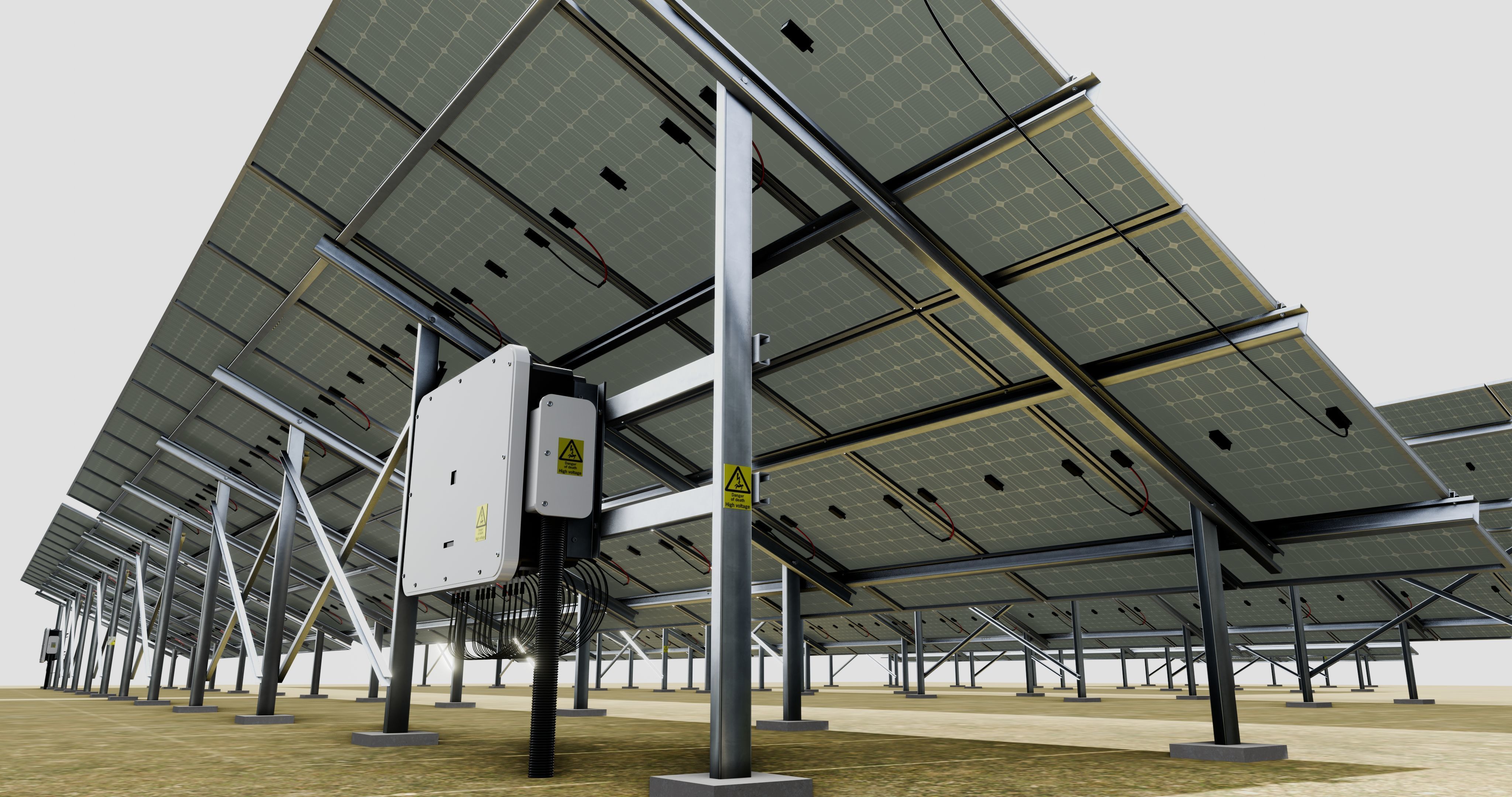 5 in 1 Solar Energy Structures 3D model_26