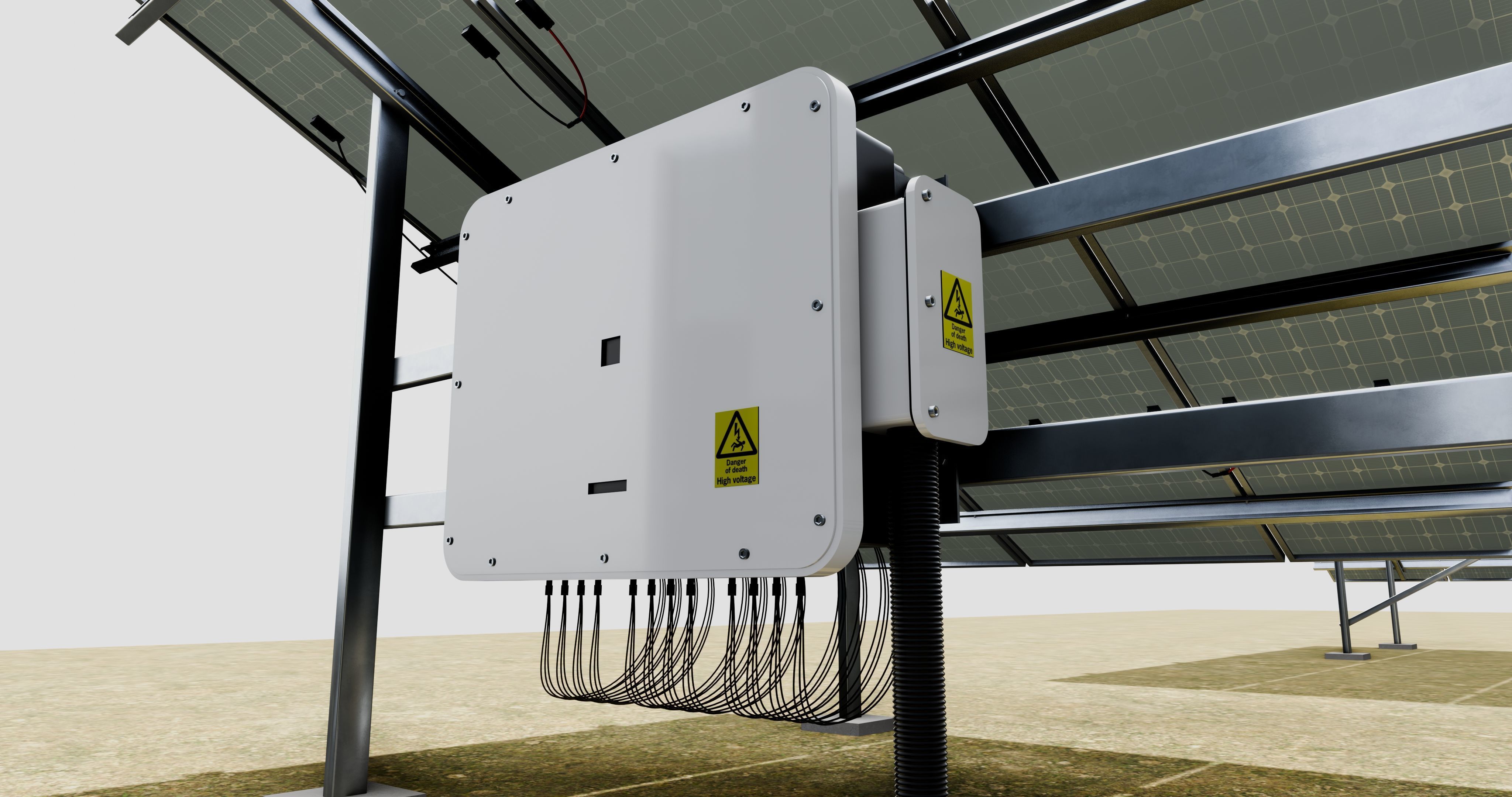 5 in 1 Solar Energy Structures 3D model_19