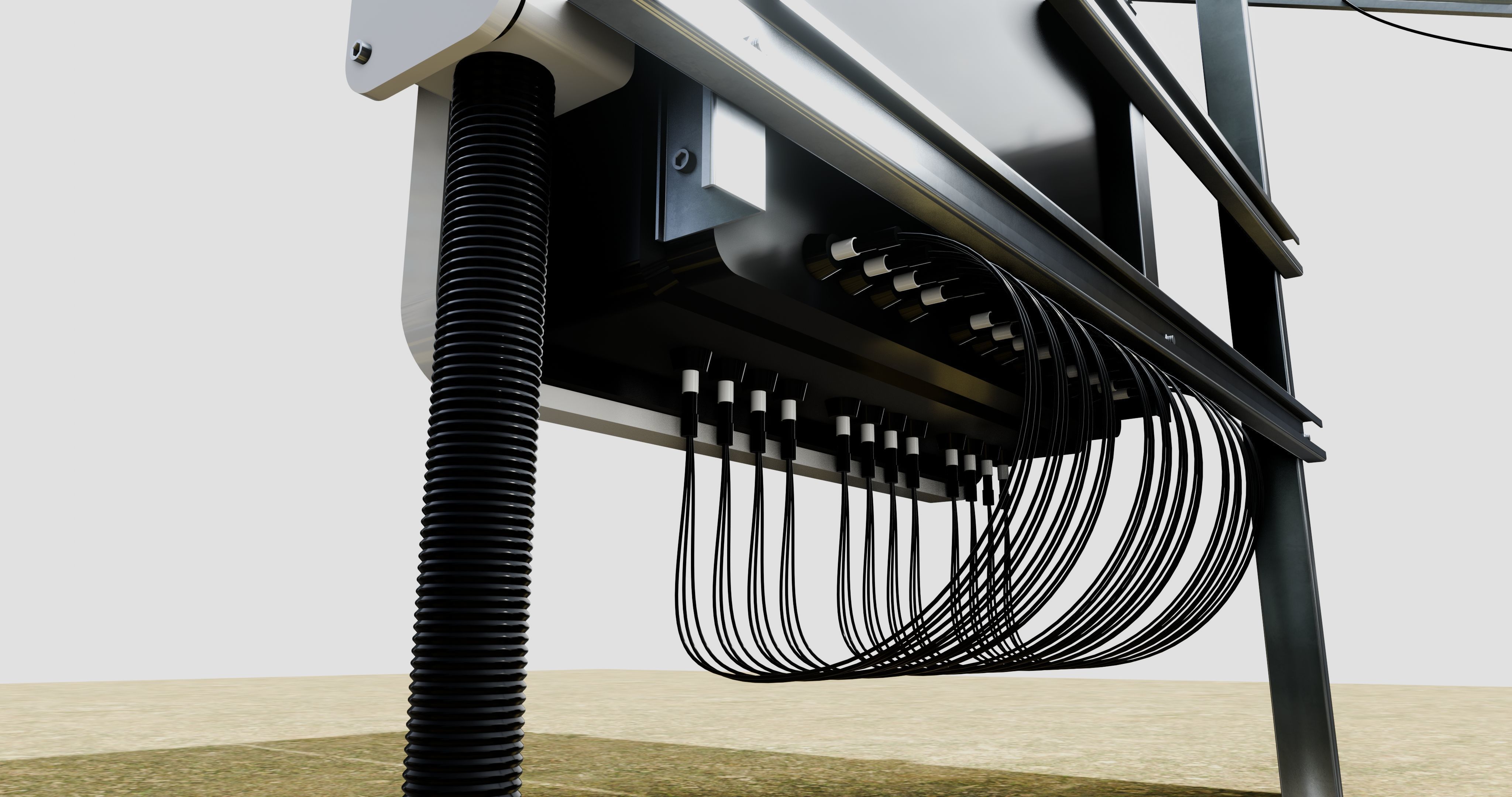 5 in 1 Solar Energy Structures 3D model_21
