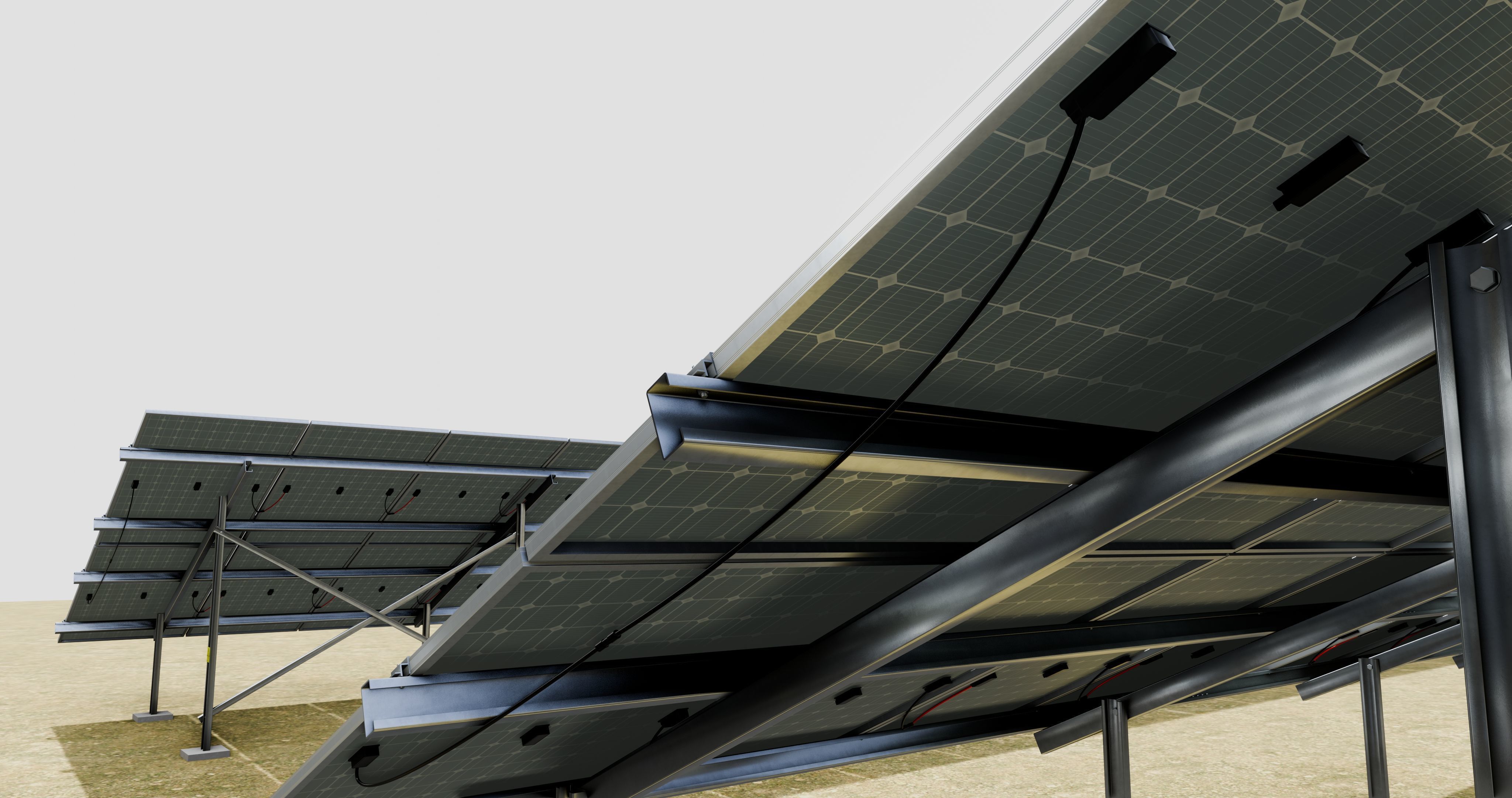 5 in 1 Solar Energy Structures 3D model_23