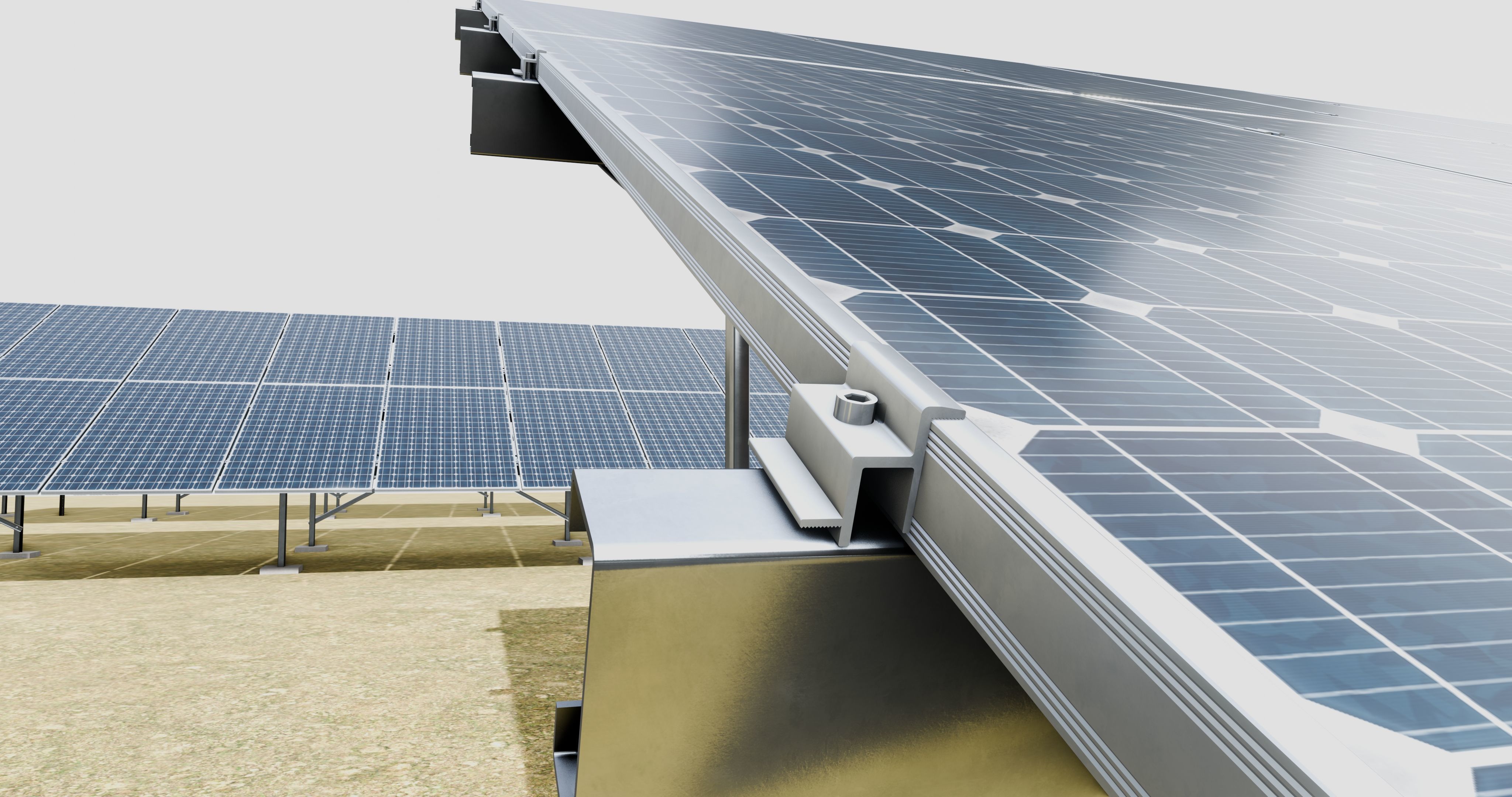 5 in 1 Solar Energy Structures 3D model_24