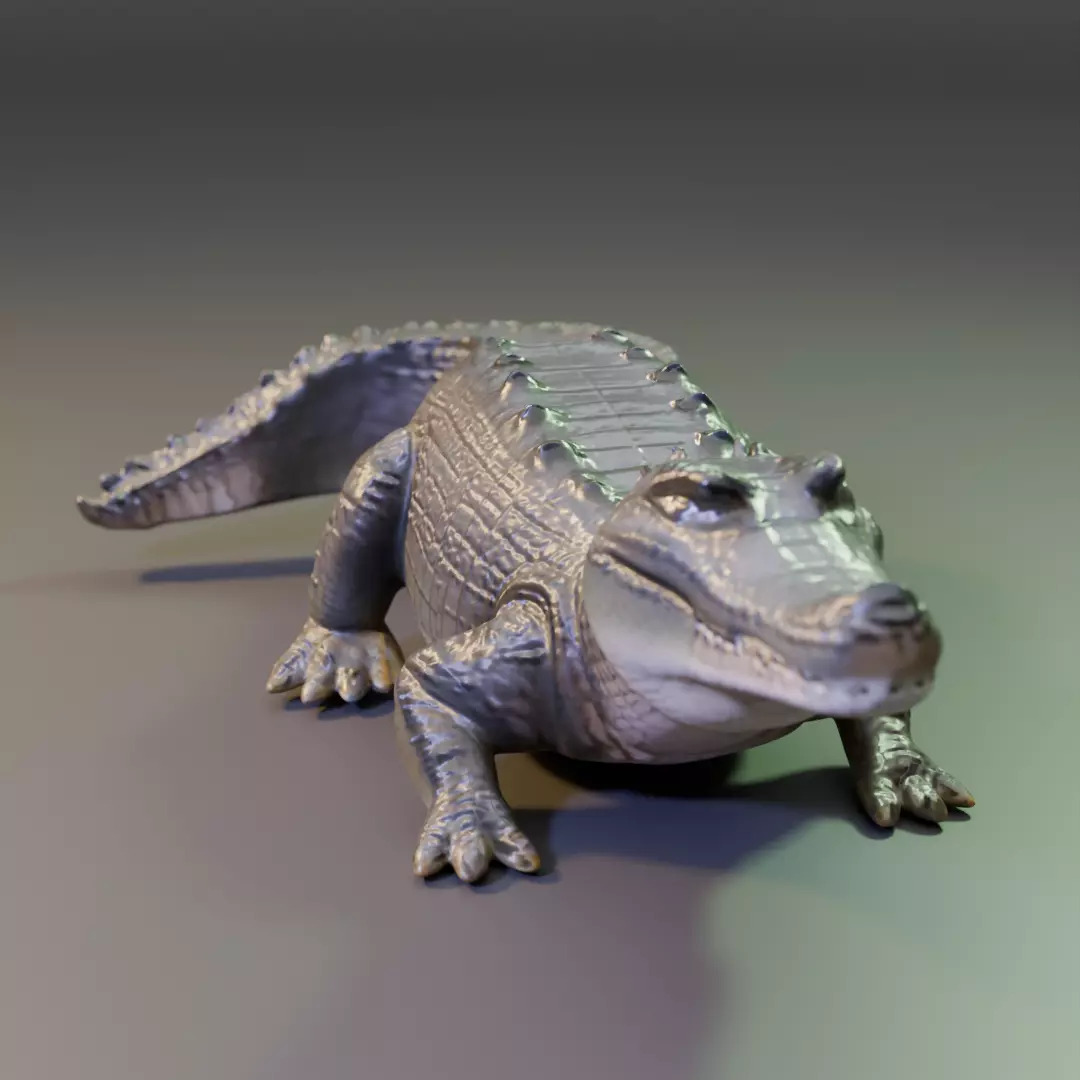 crocodile 3D model_0