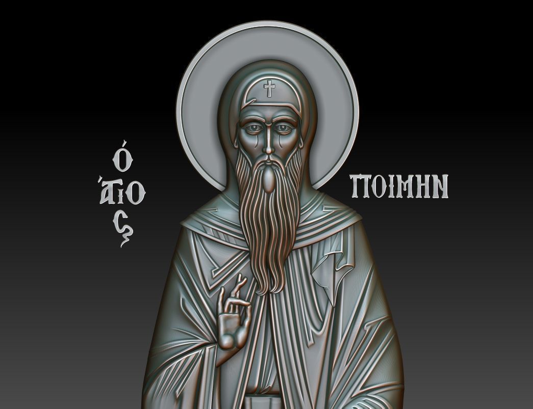 Saint Pimen the Great 3D model_1