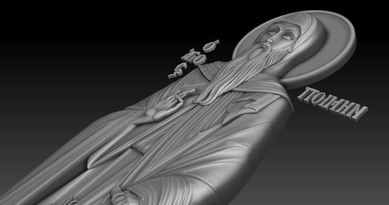 Saint Pimen the Great 3D model_12