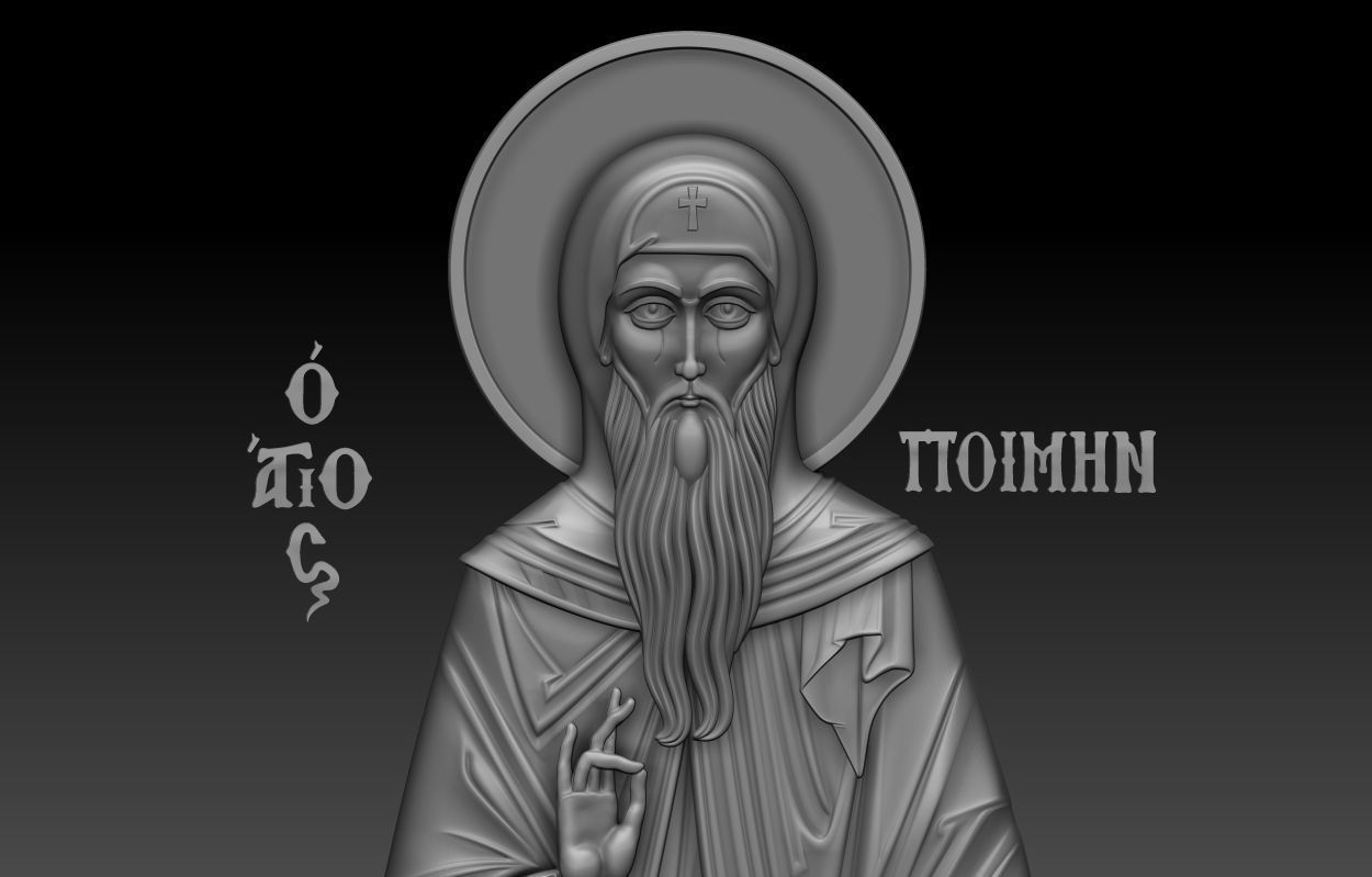 Saint Pimen the Great 3D model_10